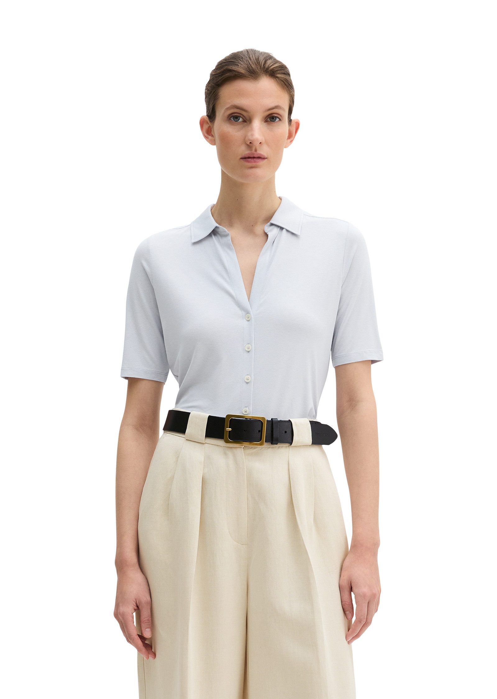 Marc O'Polo Kurzarmshirt aus LENZING™ ECOVERO™