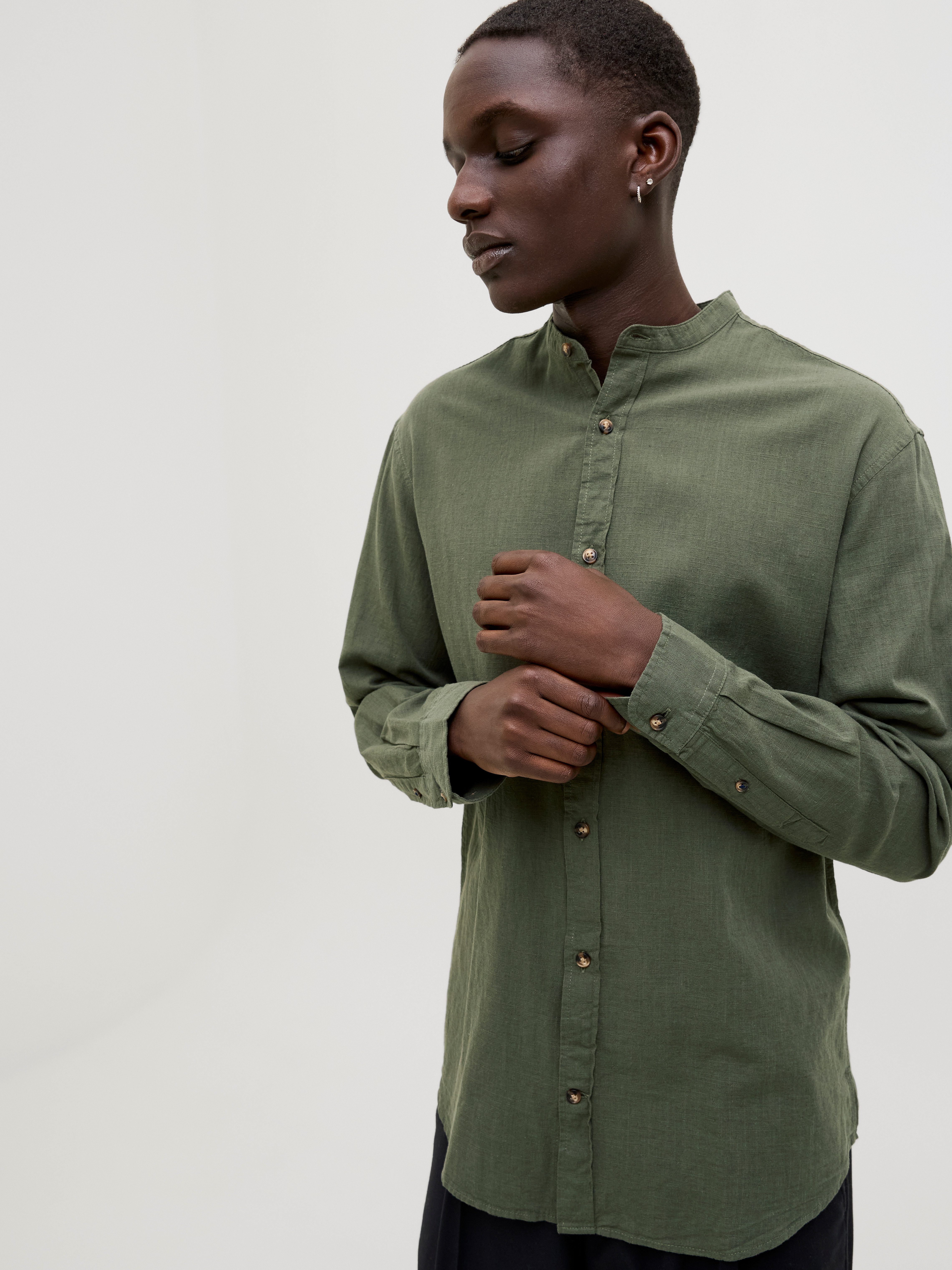 Jack & Jones Langarmhemd JJESUMMER BAND günstig online kaufen