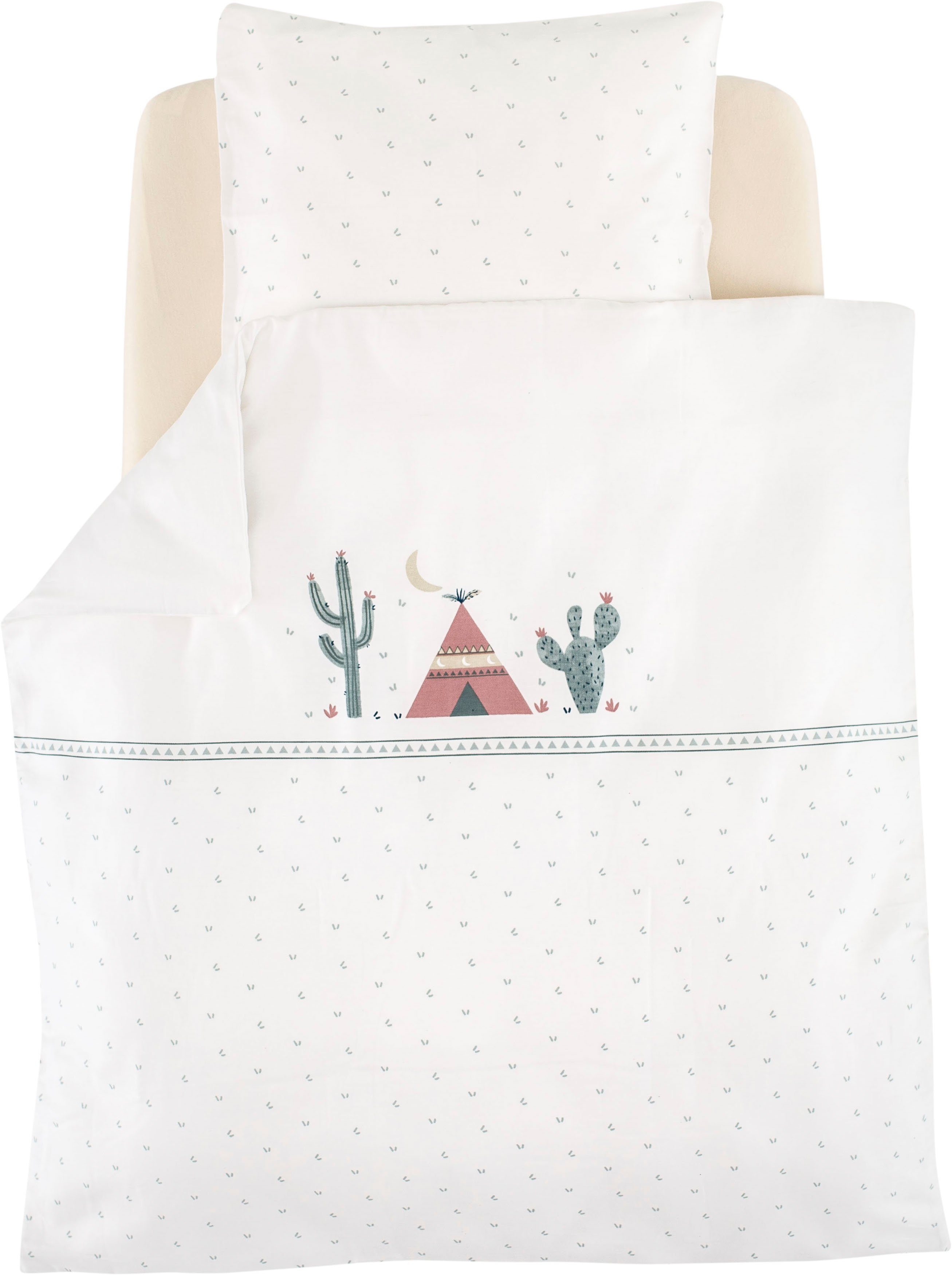 Träumeland Babybettwäsche, Jersey, 2 teilig, Подушки- und Bettdeckenbezug aus 100% Baumwolle