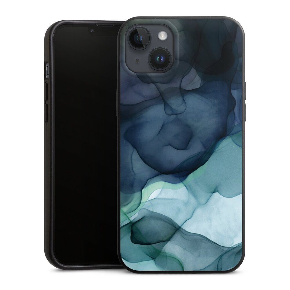 DeinDesign Handyhülle Wasserfarbe Textur Muster Liquid Art Twilight Mood, Apple iPhone 14 Plus Organic Case Bio Hülle Nachhaltige Handyhülle