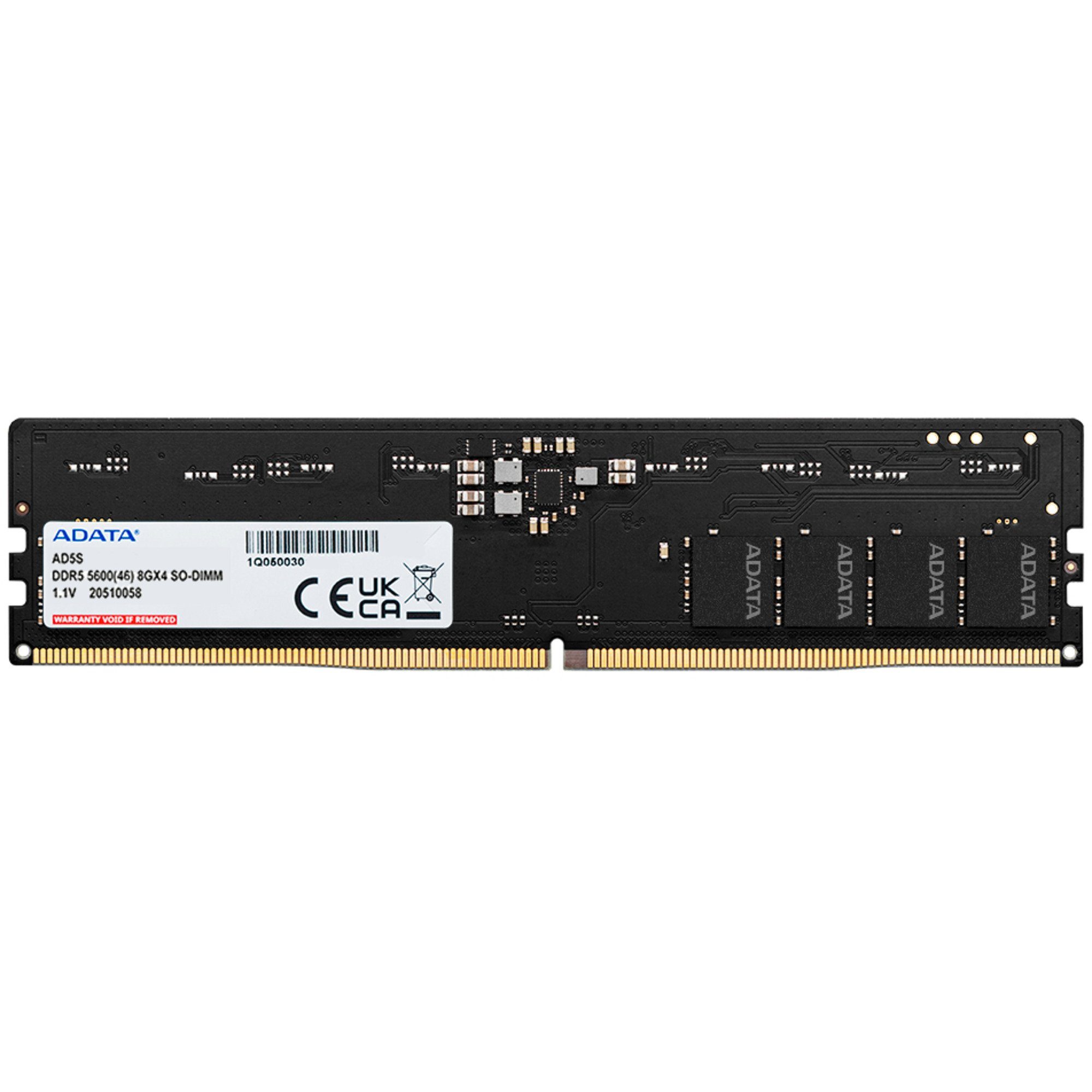 ADATA ADATA DIMM 8 GB DDR5-5600, Arbeitsspeicher Arbeitsspeicher
