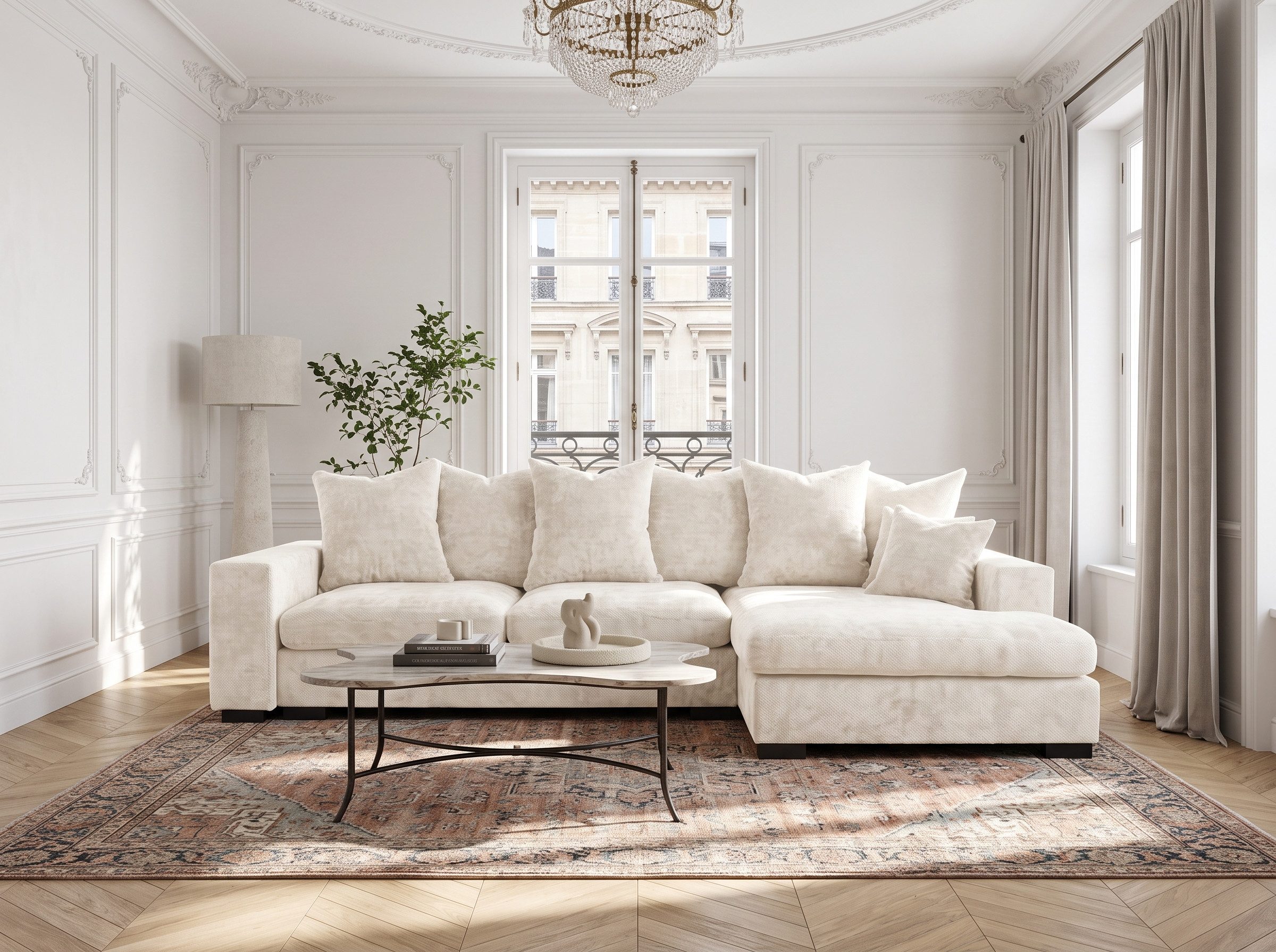 yourhouse24 Ecksofa SELLO L mit Schlaffunktion – HR-Kaltschaum & Bettkasten, mit Bettfunktion & Bettkasten