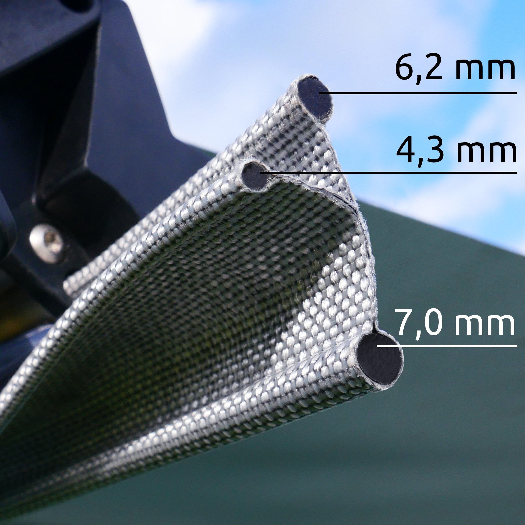 yourGEAR Vorzelt yourGEAR Sun + Rain Blocker 4,8x2m Vorderwand Markise, Personen: 0