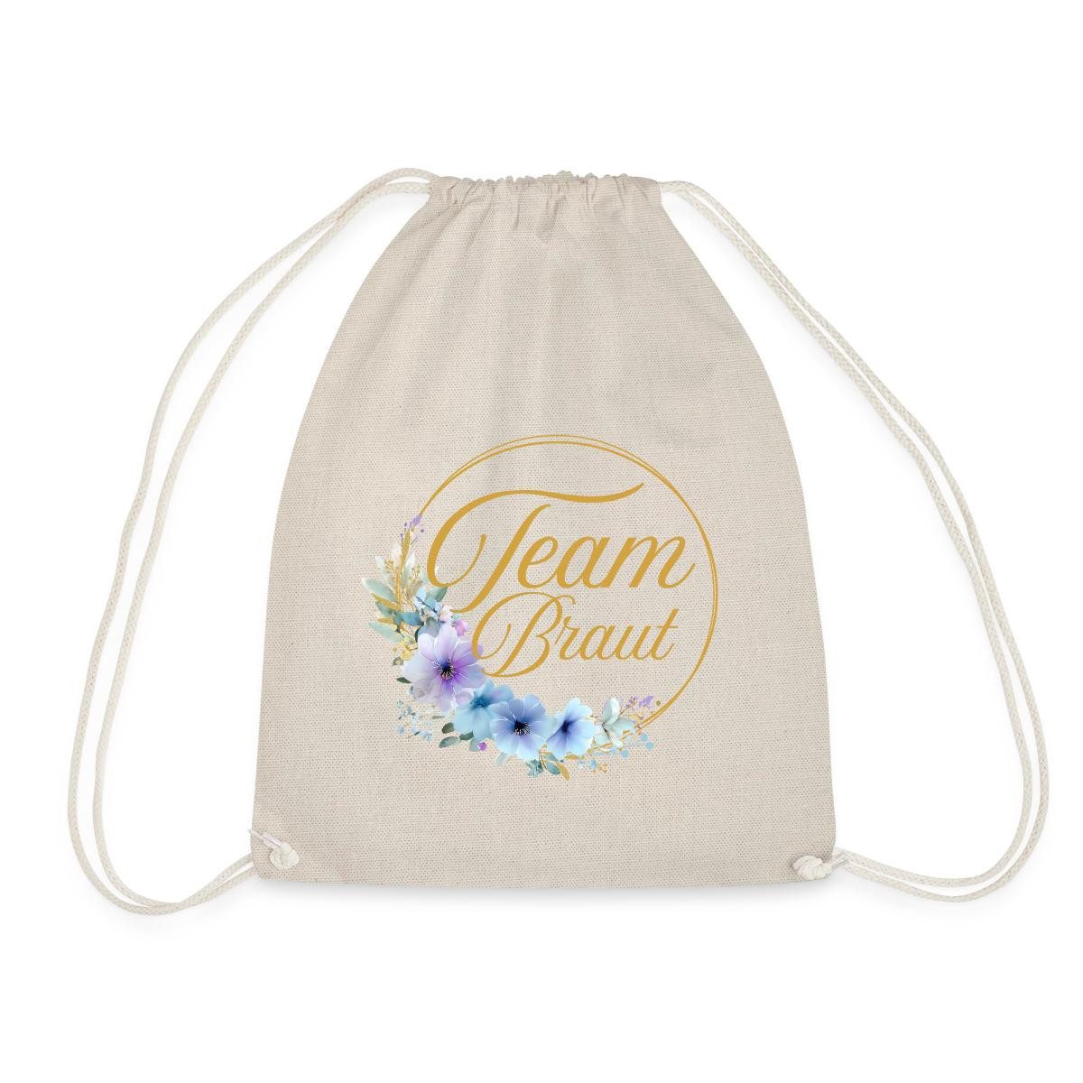 Spreadshirt Turnbeutel JGA Frauen, Team Braut Turnbeutel (1-tlg)