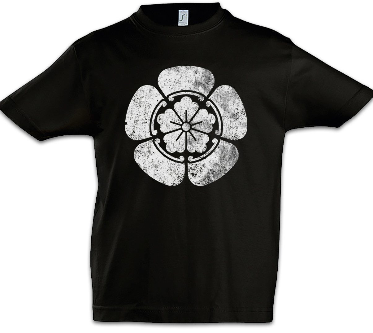 Print-Shirt Oda Clan Mon Logo Kinder T-Shirt Shogun Samurai Ninja Shogunat Japan