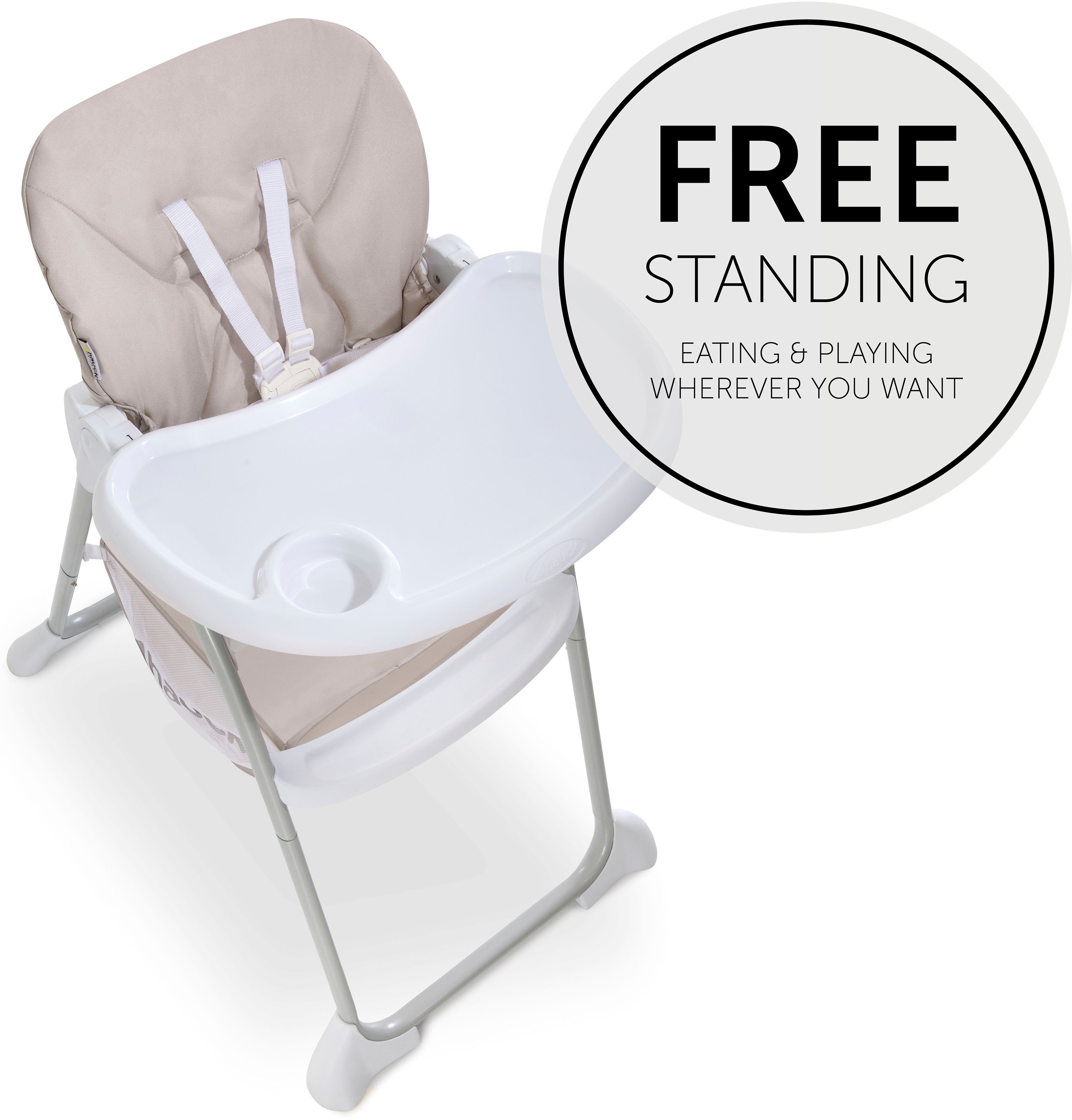 Hauck Hochstuhl Sit N Fold, beige, günstig online kaufen
