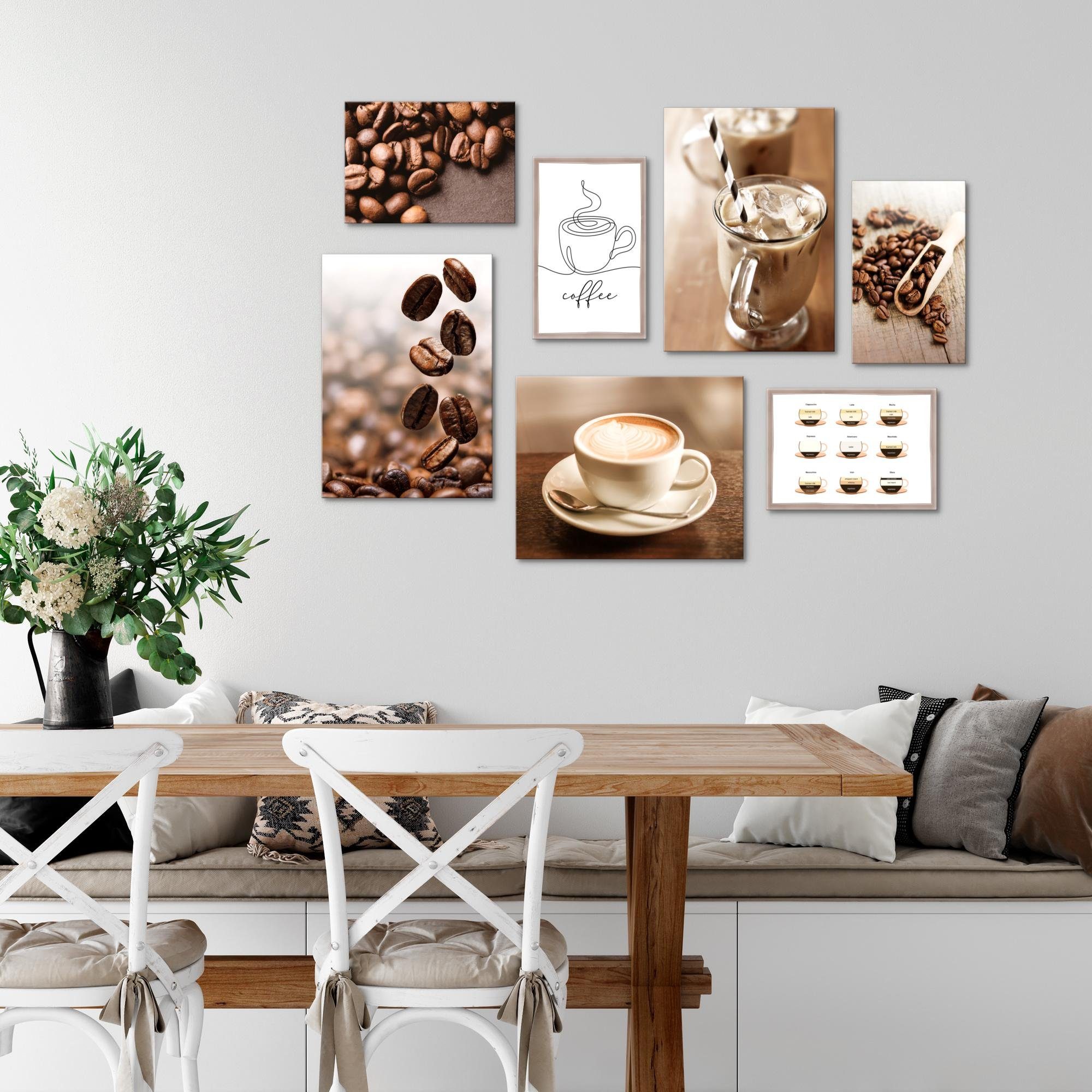 Novart Wandbild Wandbilder Küche Kaffee - günstig online kaufen