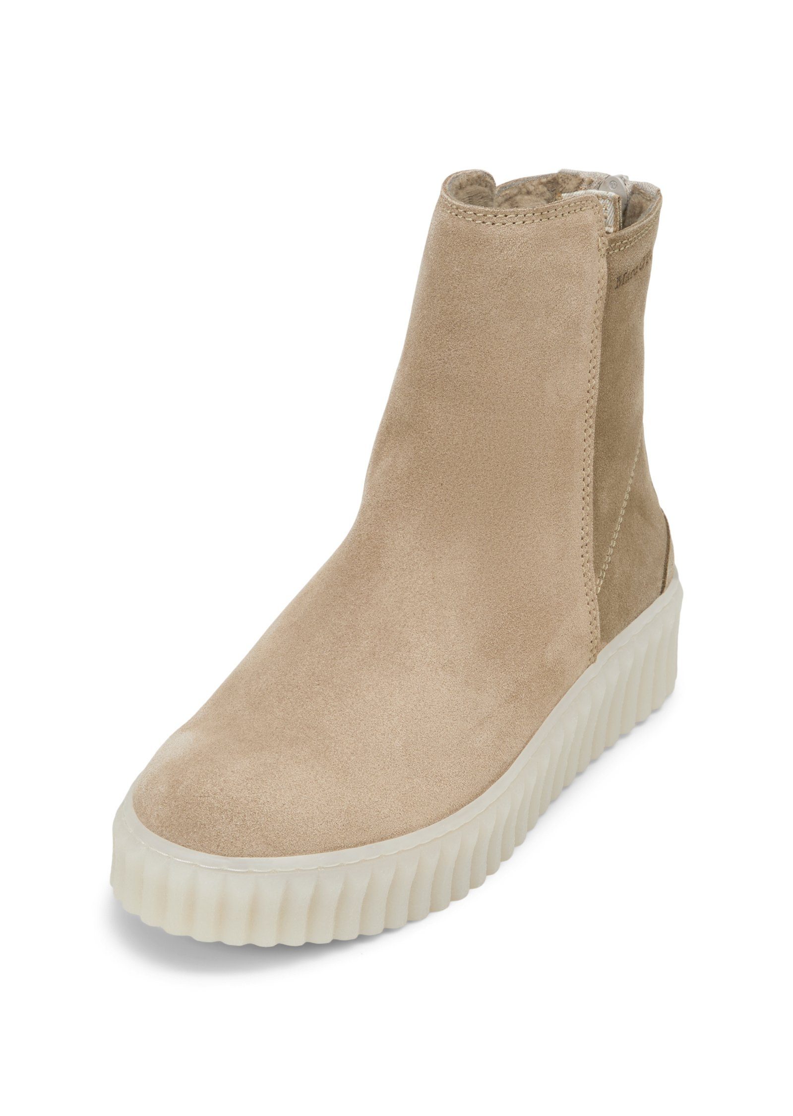 Marc beige mit O'Polo flauschigem Warmfutter Stiefelette