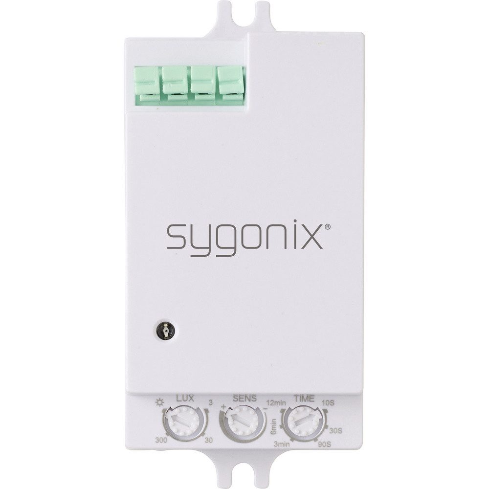 Sygonix Bewegungsmelder Sygonix SY-6879924 Decke, Wand Präsenzmelder 180 °, 360 ° Relais Weiß