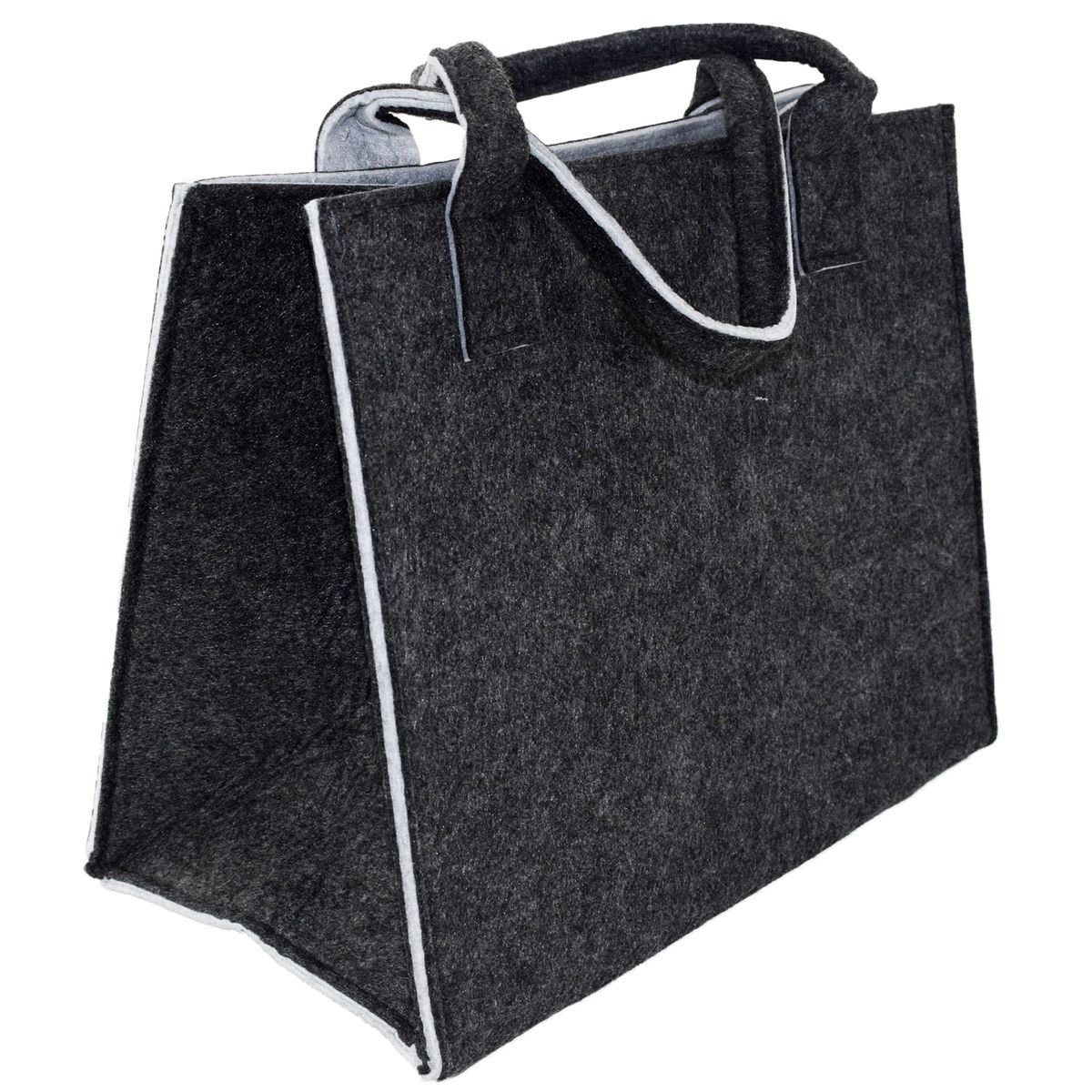 Marabellas Shop Tragetasche Filz Tragetasche ca.35 x 20 x 28cm Einkauftasch günstig online kaufen