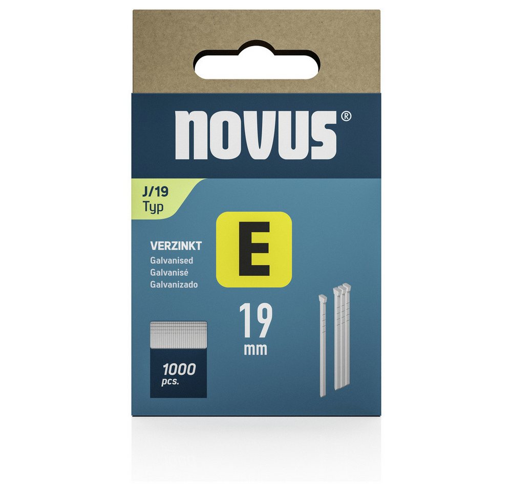 Thumbnail - NOVUS Handtacker Novus Tools 044-0090 Tackernägel Typ J Produktabmessung, Länge 19 mm 1