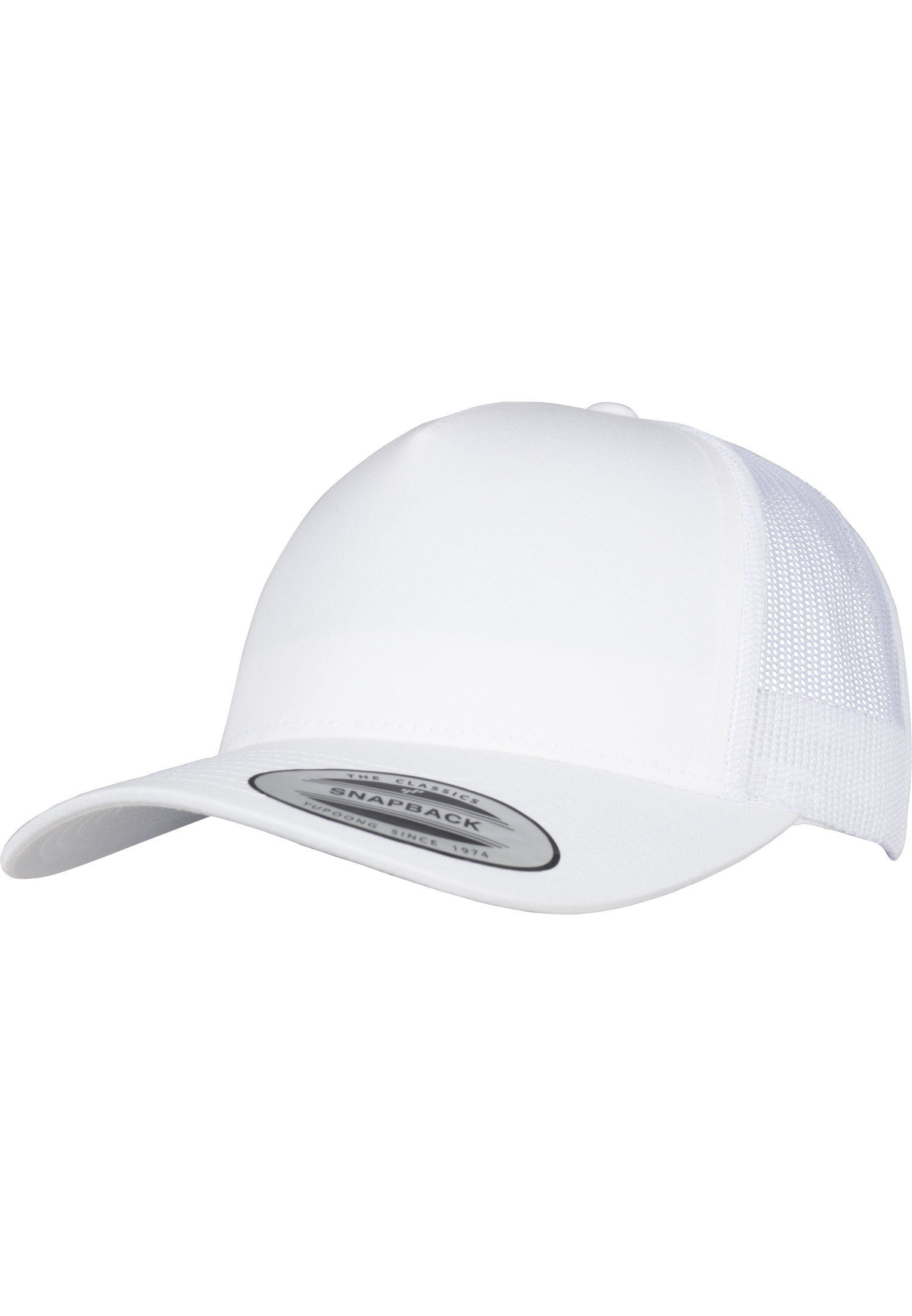 Flexfit Cap Flex Cap white 5-Panel Trucker Trucker Retro