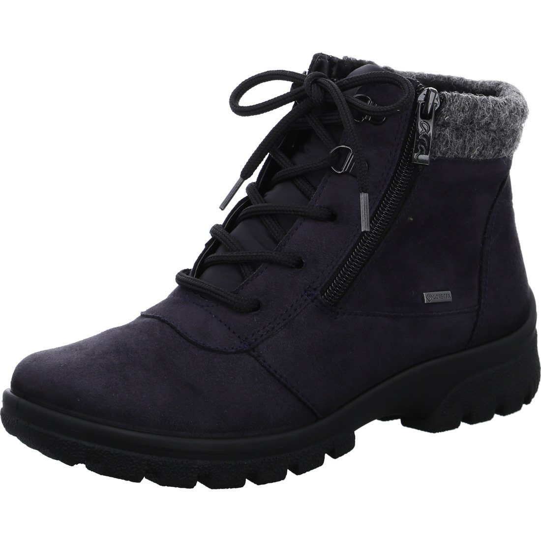 047029 Stiefelette Ara blau Saas-Fee