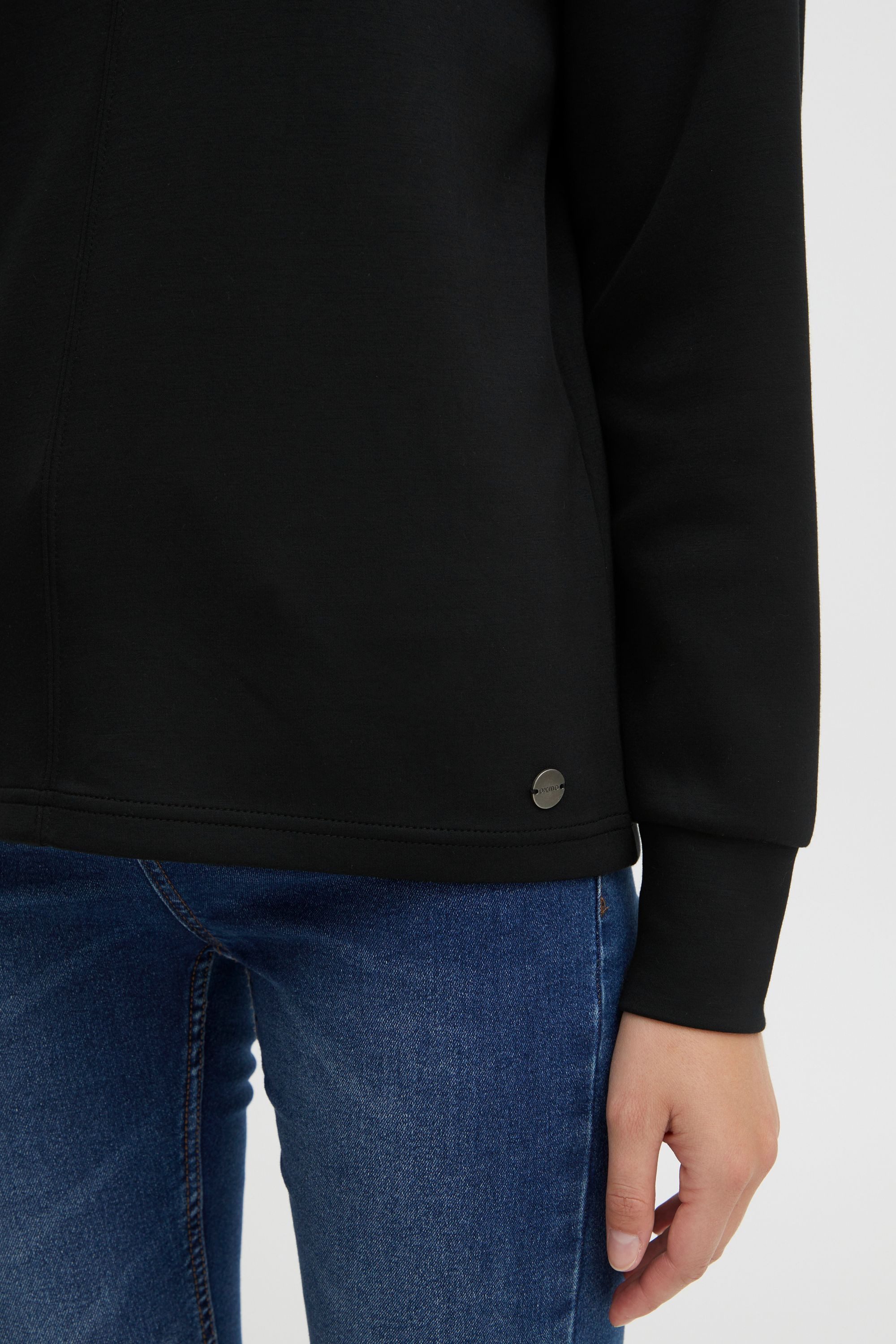 OXMO Rundhalspullover OXPea Modischer Pullover
