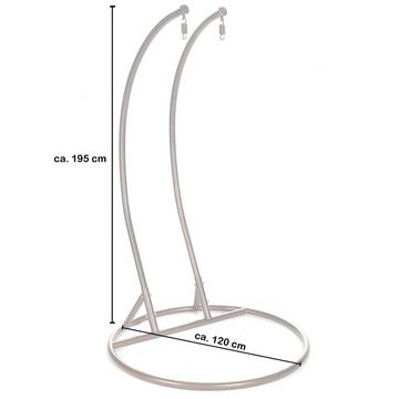 HOME DELUXE Hängemattengestell Hängesessel Gestell TORUS, (1-St), standsicher und extra stabil