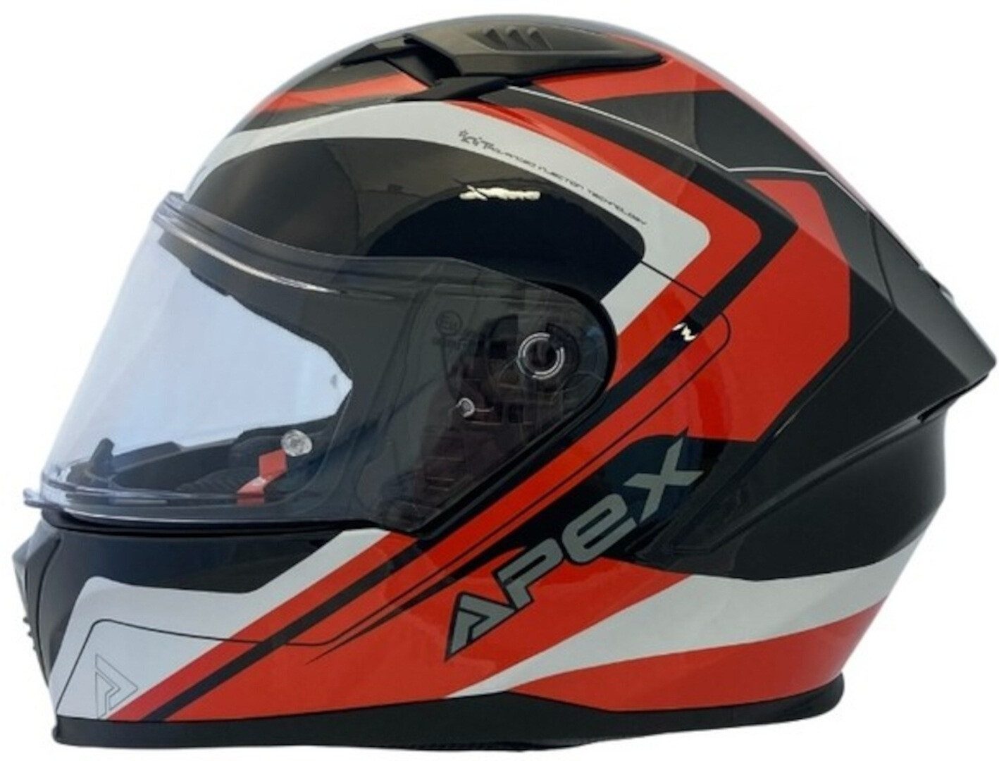 Apex Motorradhelm FI100 Valencia Helm, Antifog Beschichtet,vorbereitet Für Kommunikationssystem,notfalls