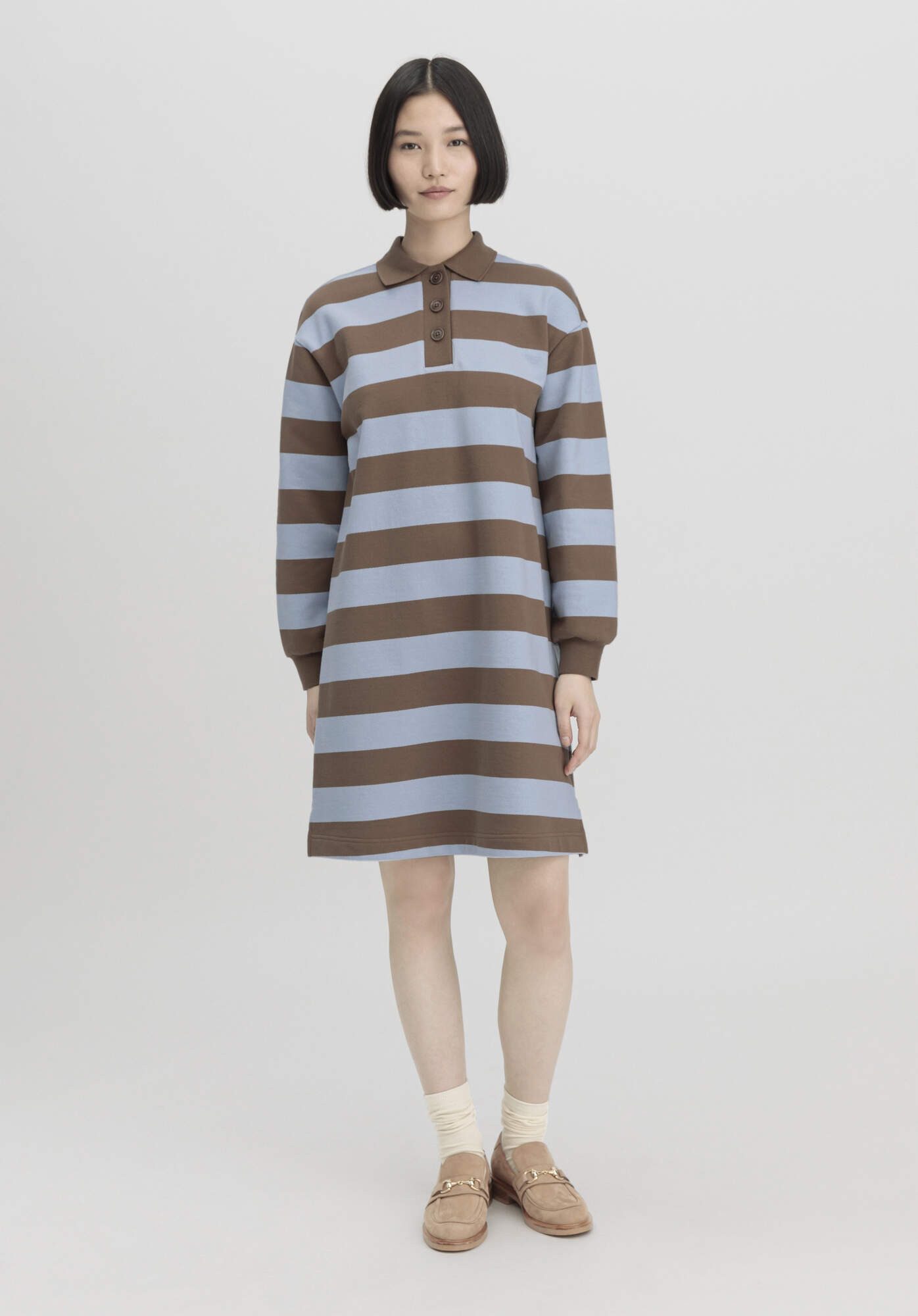 Hessnatur Jerseykleid aus reiner Bio-Baumwolle (1-tlg) günstig online kaufen