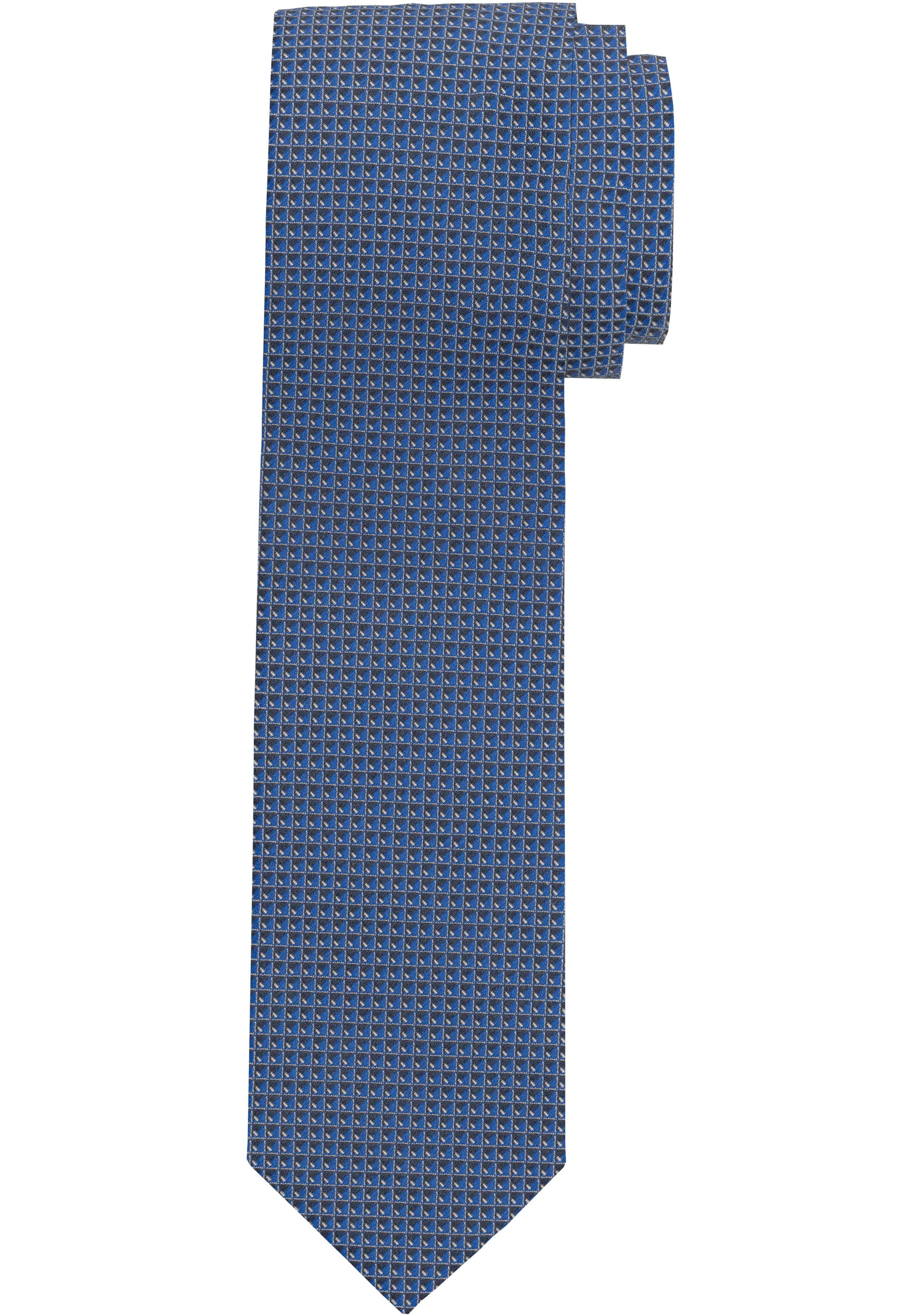 OLYMP Krawatte Strukturierte Krawatte marine | Breite Krawatten