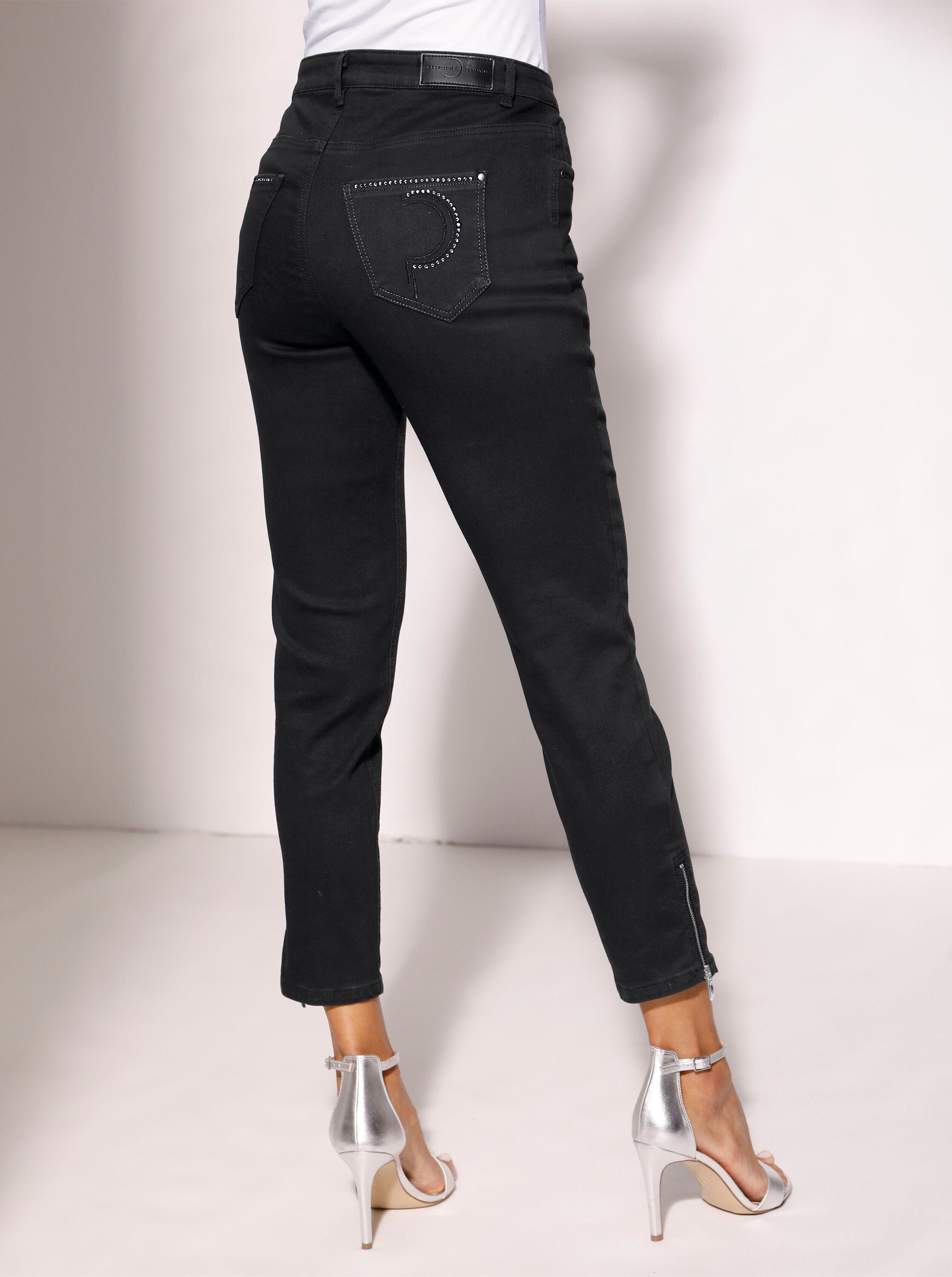 L schwarz creation Bequeme Jeans