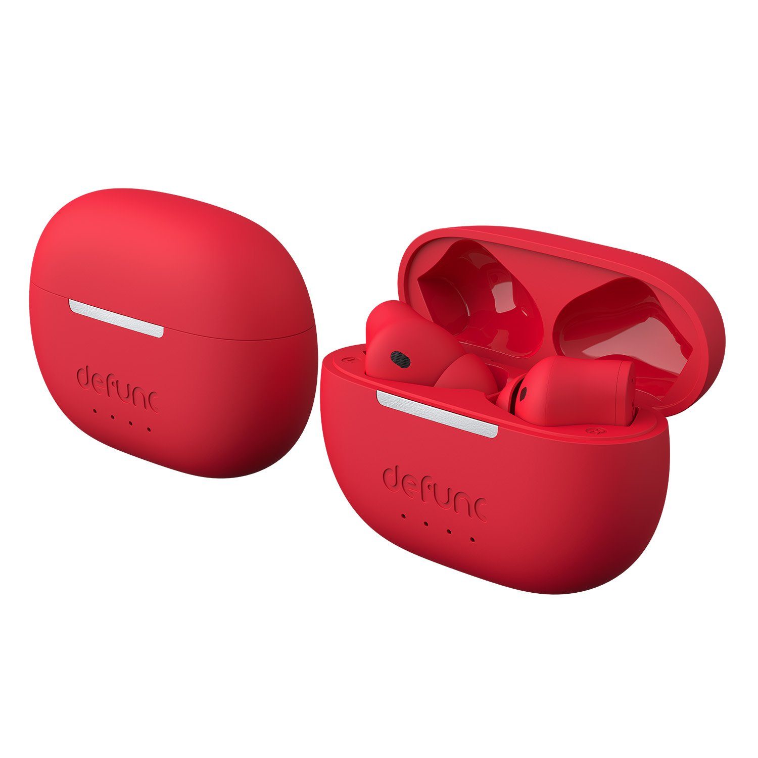 In-Ear-Kopfhörer Rot Kopfhörer 5.3 Bluetooth InEar-Ohrhörer Defunc True ANC Wireless Defunc wireless