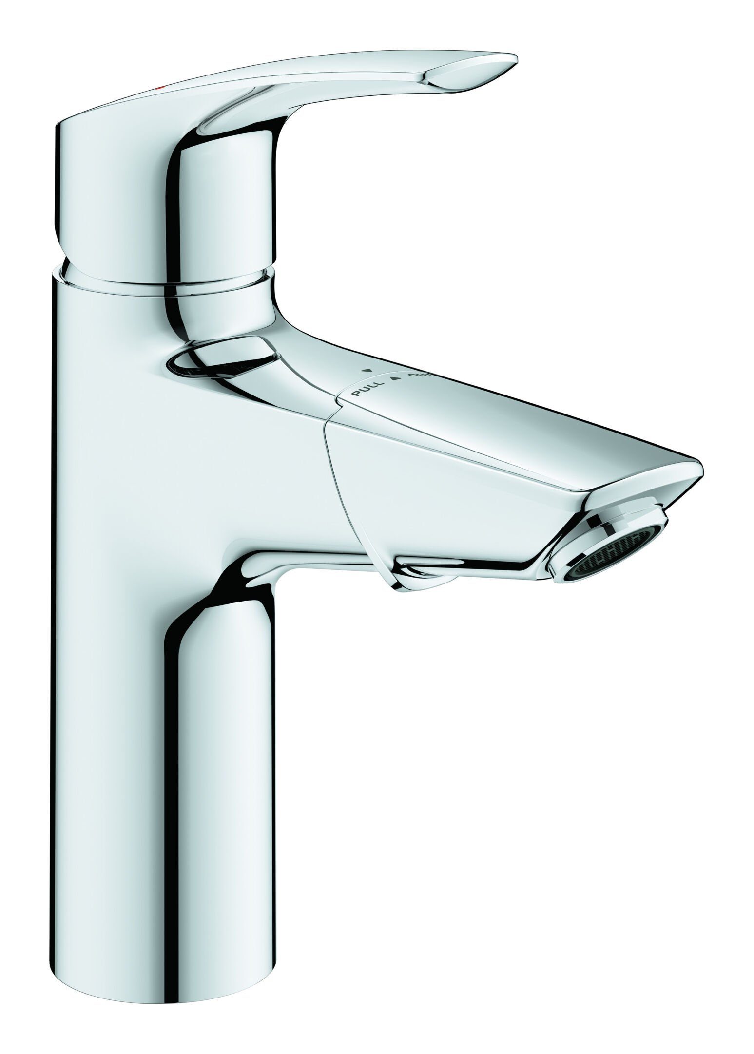 Grohe Push-open-Ablaufgarnitur herausziehbarer Einhand m. Waschtischarmatur M-Size Eurosmart Auslauf