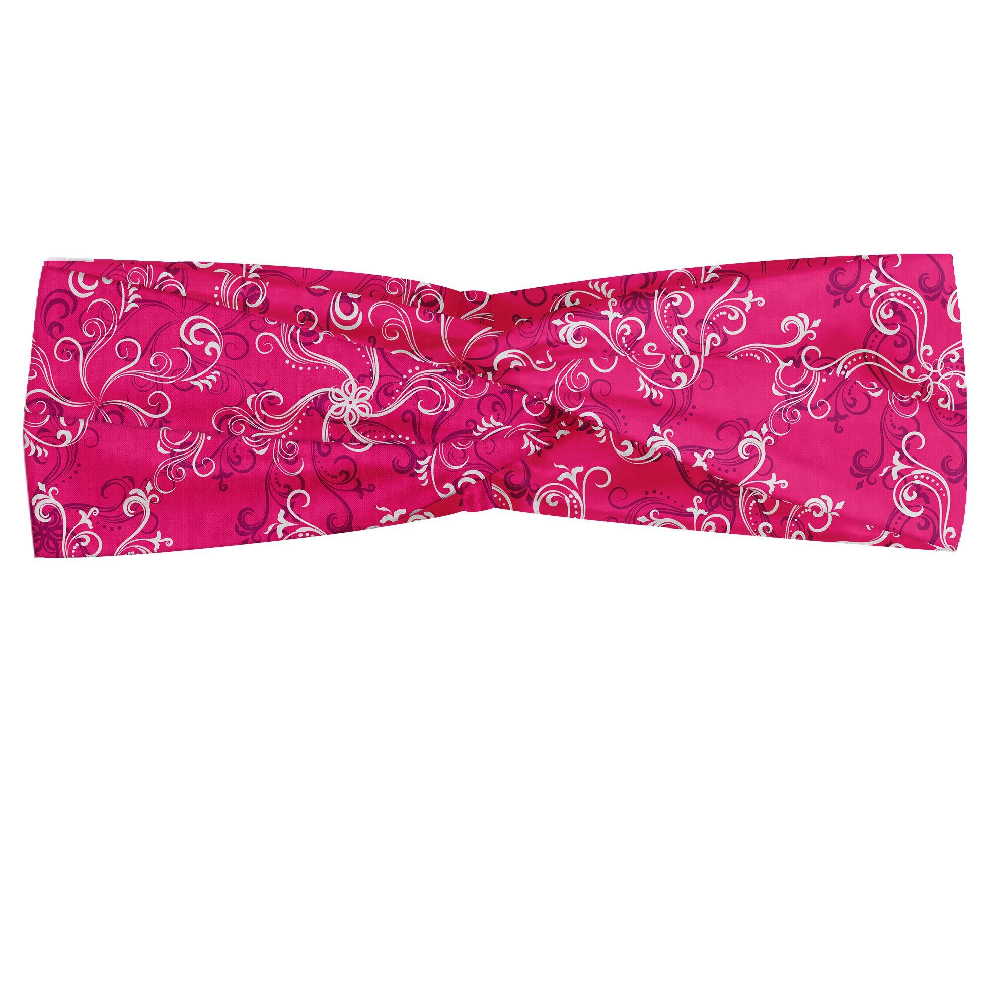 und accessories Bloom Frühling Angenehme Stirnband blühen Elastisch alltags Pink Hot Abakuhaus