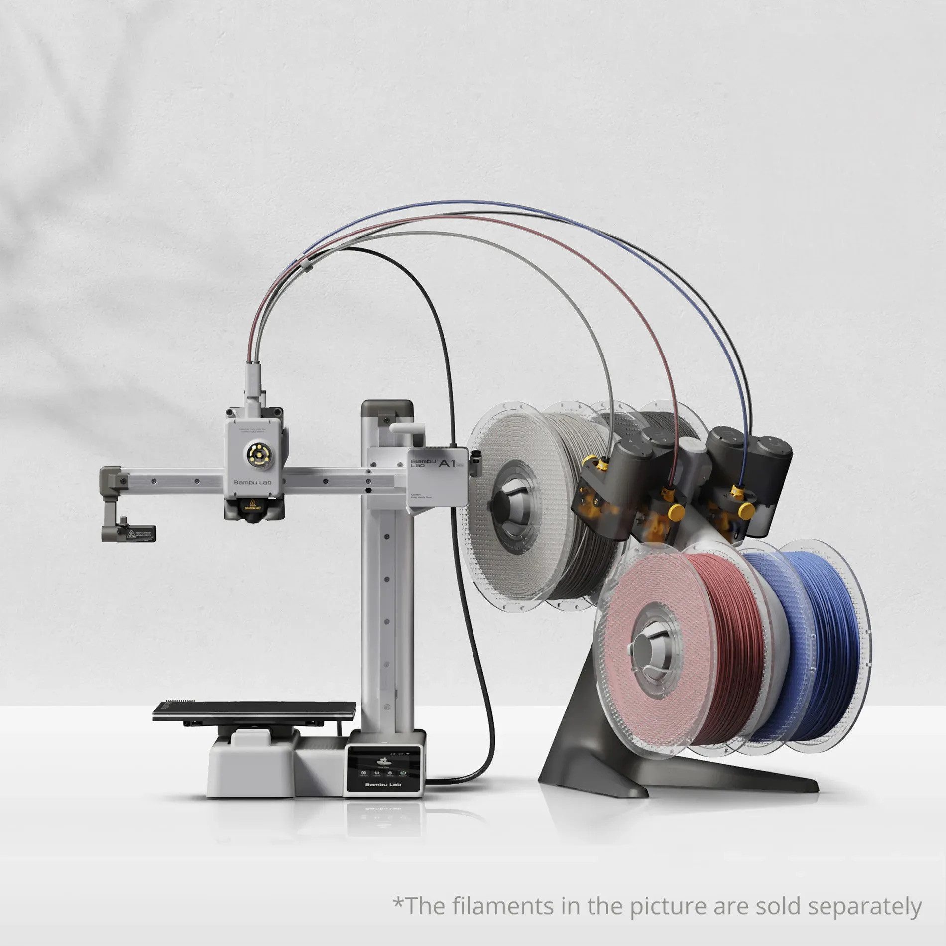 Bambu Lab 3D-Drucker Bambu Lab A1 Mini-3D-Drucker Combo, Vollautomatische Kalibrierung und Flow-Dynamik-Sensor