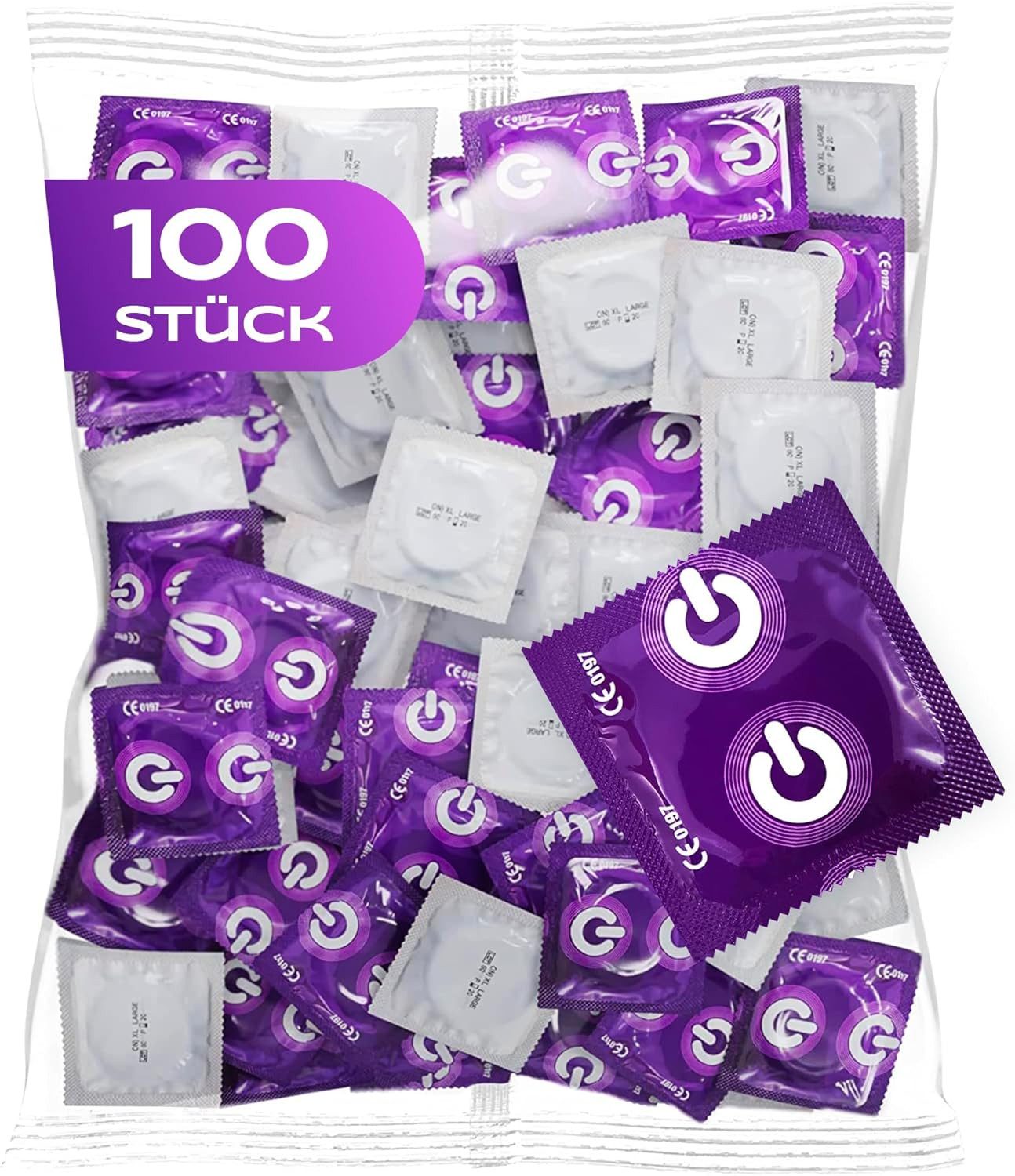 ON Condoms Kondome verschiedene Sorten Premium Preservative, Natur, extra dünn, gerippt, stimulierend, aromatisiert