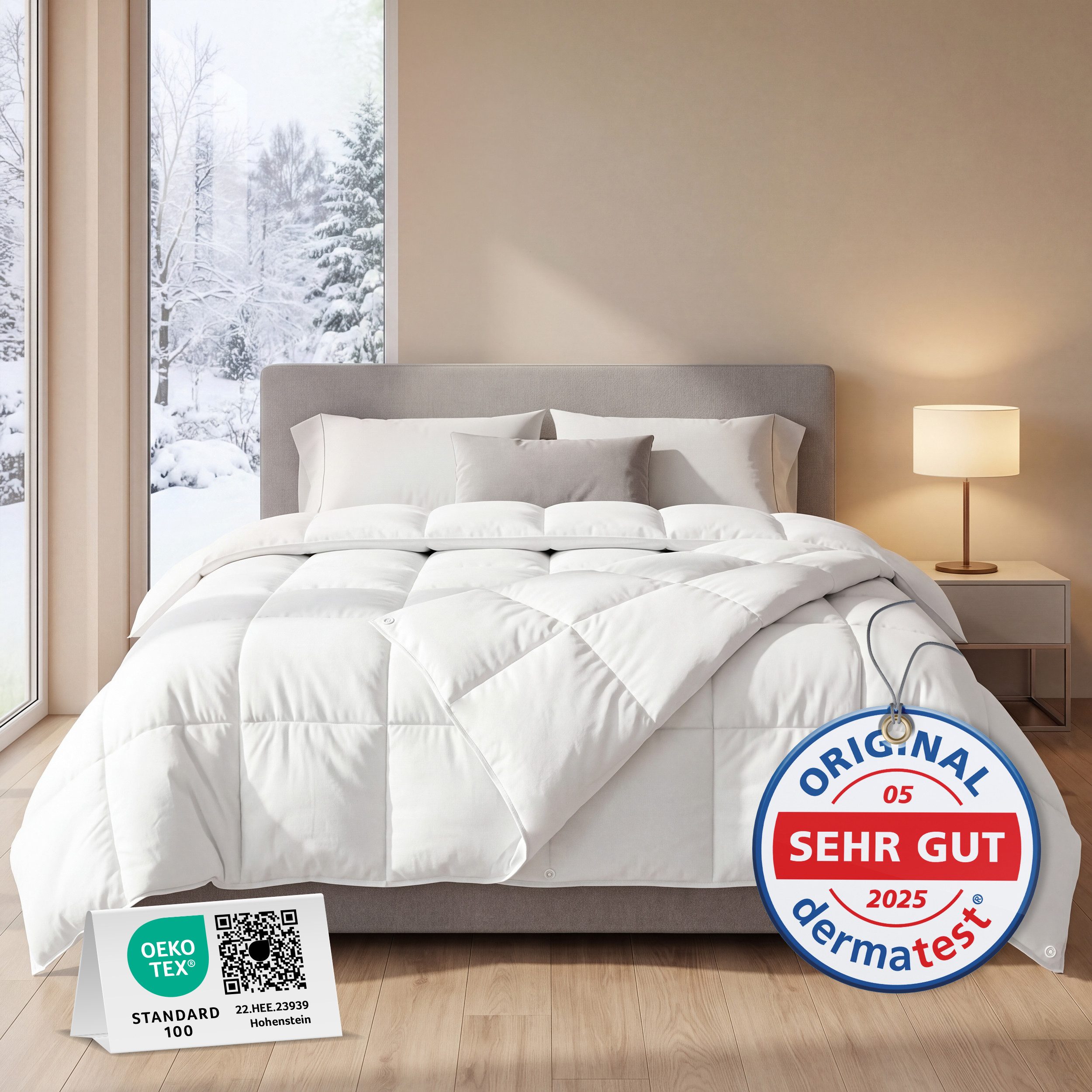 Gentle North Microfaserbettdecke 4 Jahreszeiten - Winter - Ganzjahresdecken