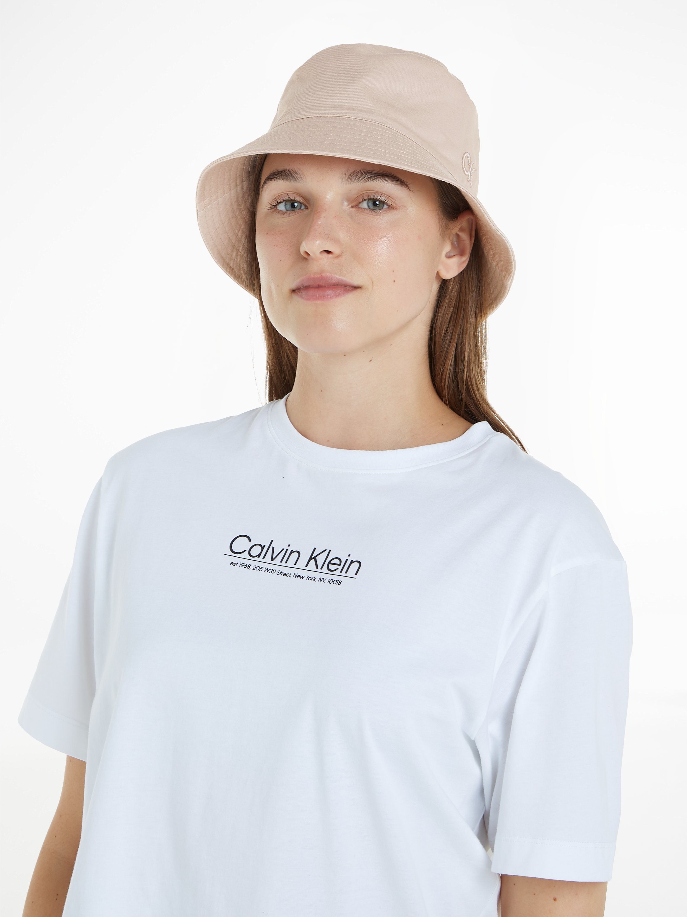 Calvin Klein Fischerhut REVERSIBLE MONOGRAM BUCKET HAT