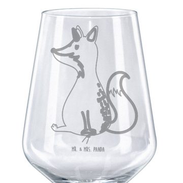 Mr. & Mrs. Panda Rotweinglas Einhorn Wunsch - Transparent - Geschenk, Pegasus, Füchse, Fuchs, Rotw, Premium Glas, Spülmaschinenfest