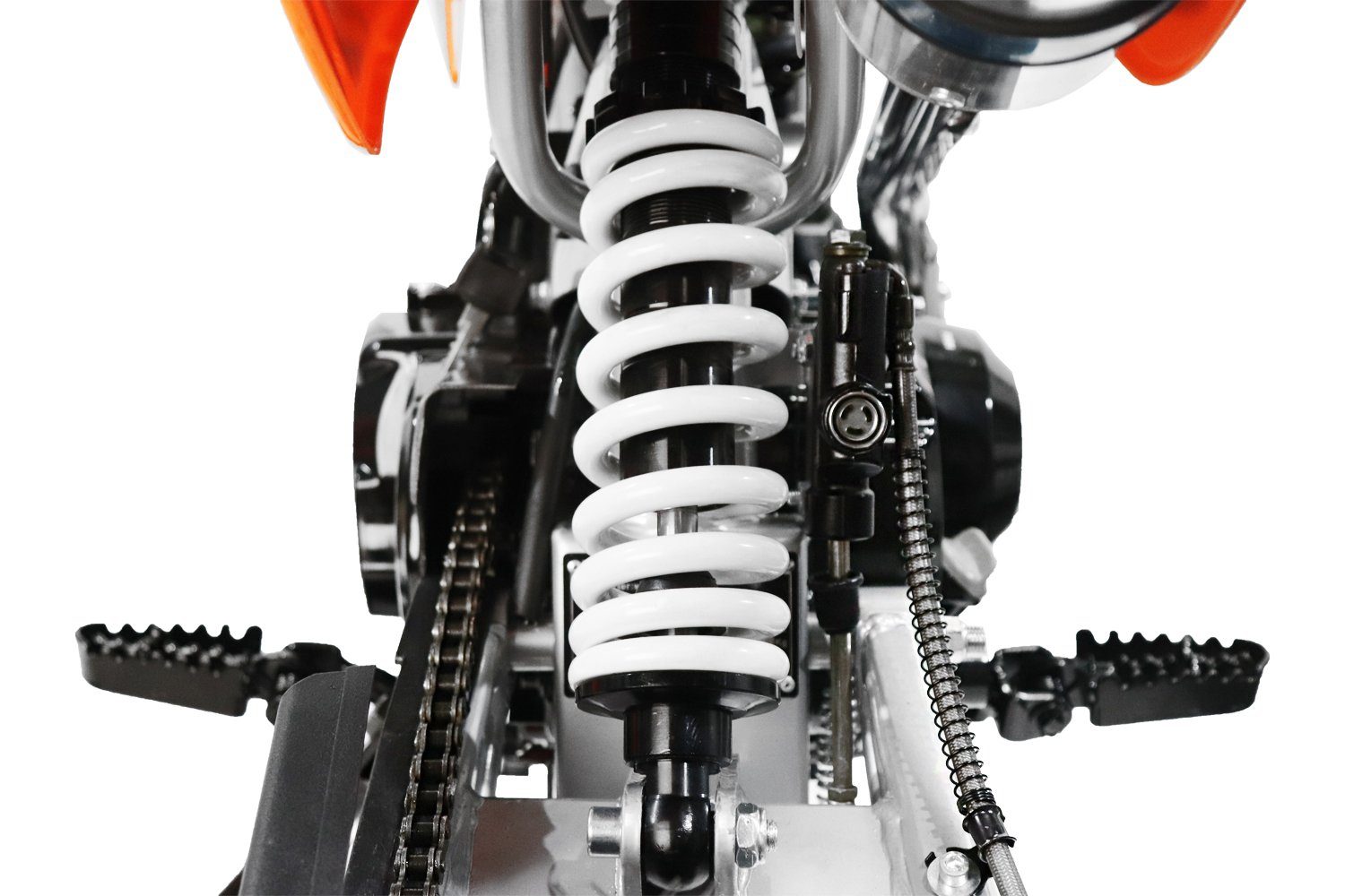 Dirt-Bike Automatik Nitro Motors Pitbike, Orange Crossbike midi 125cc 14/12" Kinder NXD Gang Dirtbike 1