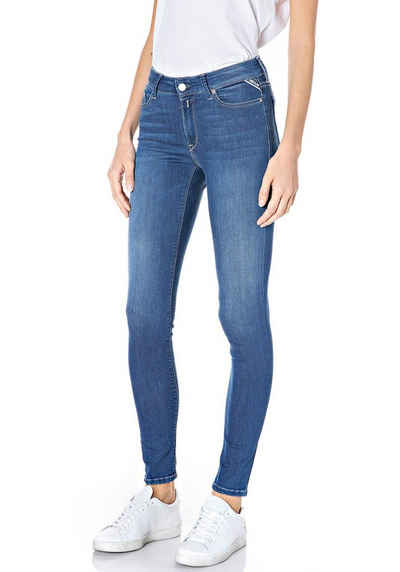 Replay Skinny-fit-Jeans Luzien Powerstretch-Denim - Highwaist