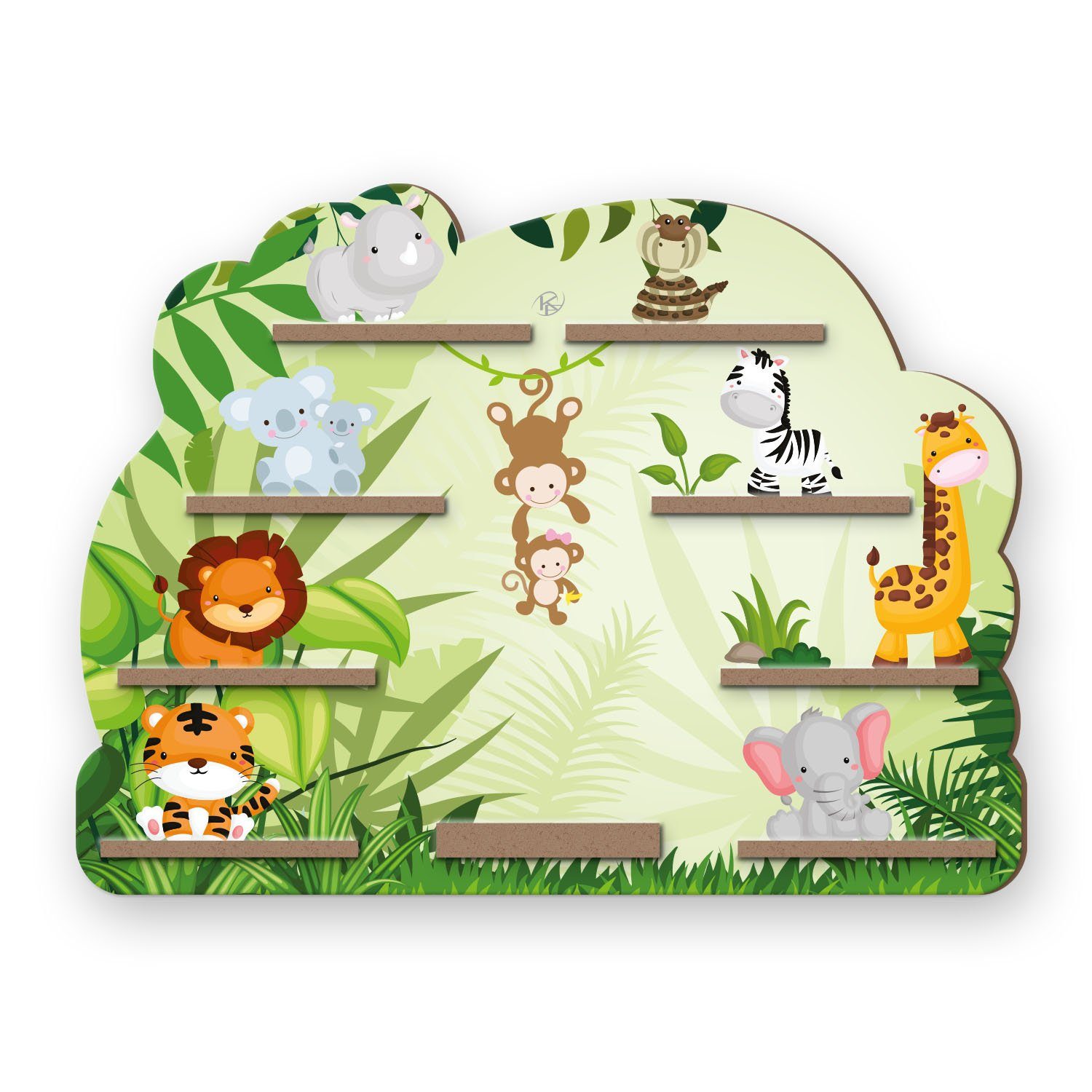 Kreative Feder Wandregal MUSIKBOX-REGAL Dschungel, für TONIE-BOX und TONIES günstig online kaufen