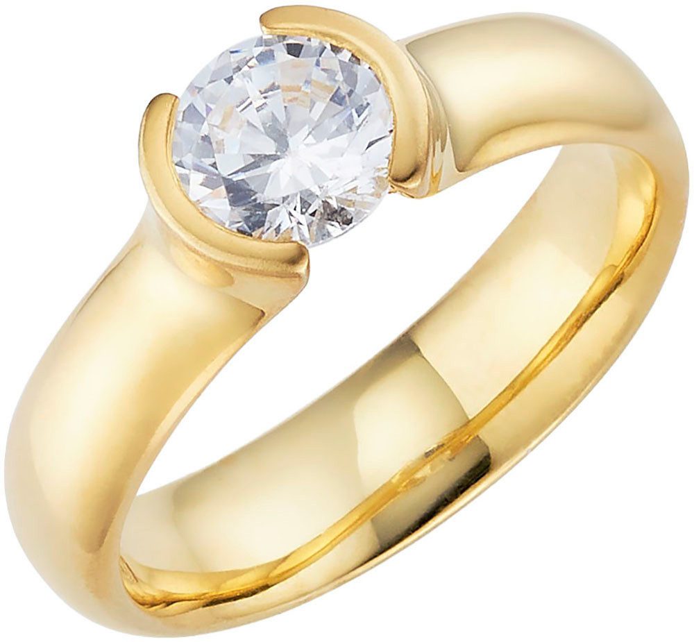 HECHTER PARIS Fingerring Schmuck Geschenk Silber 925 Ring mit Zirkonia mit Zirkonia (synth) mehr