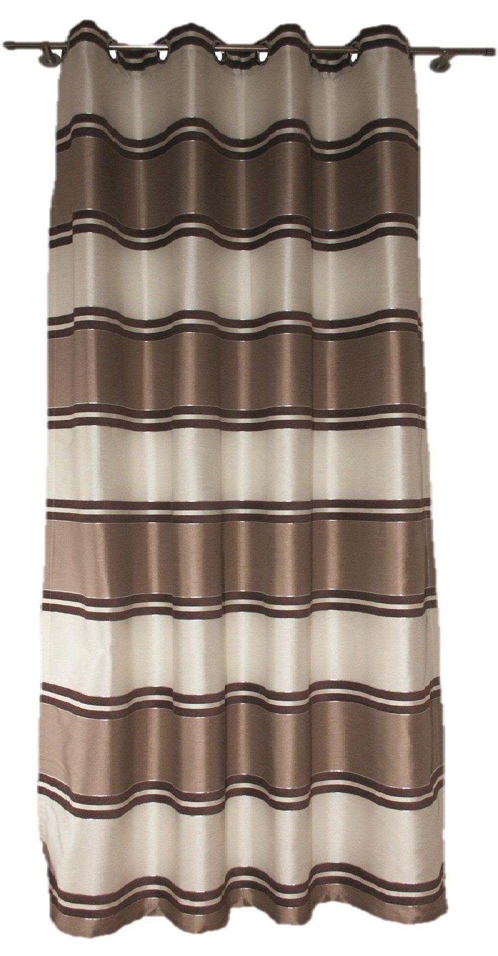 EXKLUSIV HEIMTEXTIL Vorhang Oesenschal Ösenvorhang 140x235 cm Deko Gardine günstig online kaufen