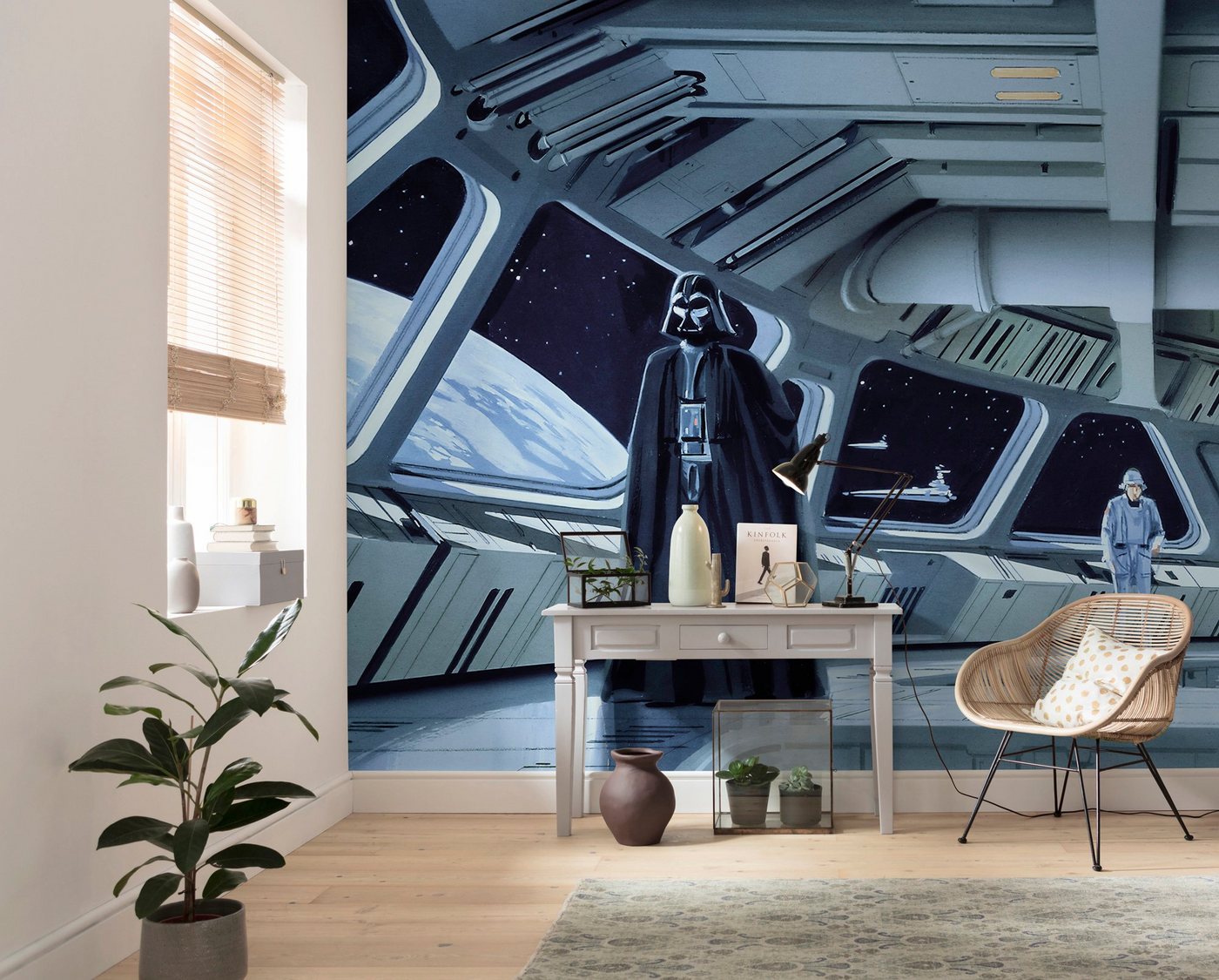 Komar Fototapete »Star Wars Classic RMQ Stardestroyer Deck«, glatt, futuristisch, mehrfarbig, Weltall, (Packung)-HomeTrends
