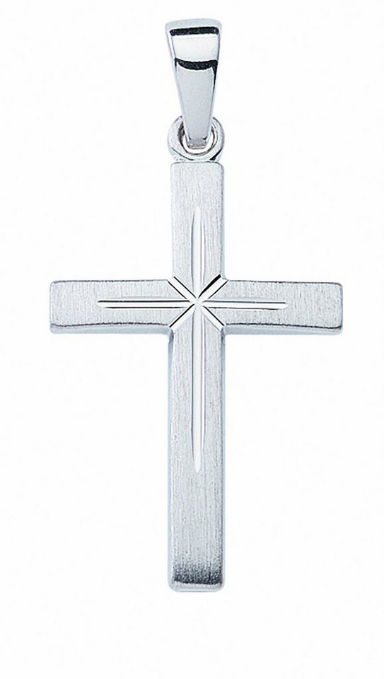 Adelia´s Kette mit Anhänger 925 Silber Kreuz Anhänger, Schmuckset - Set mit  Halskette