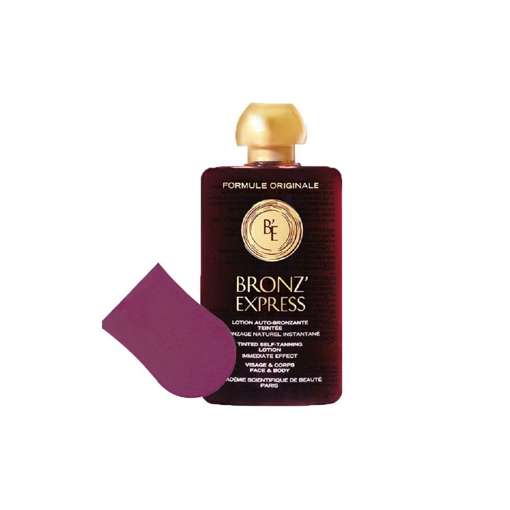 Selbstbräunungslotion Academie Bronz Express Lotion + Applikator klein