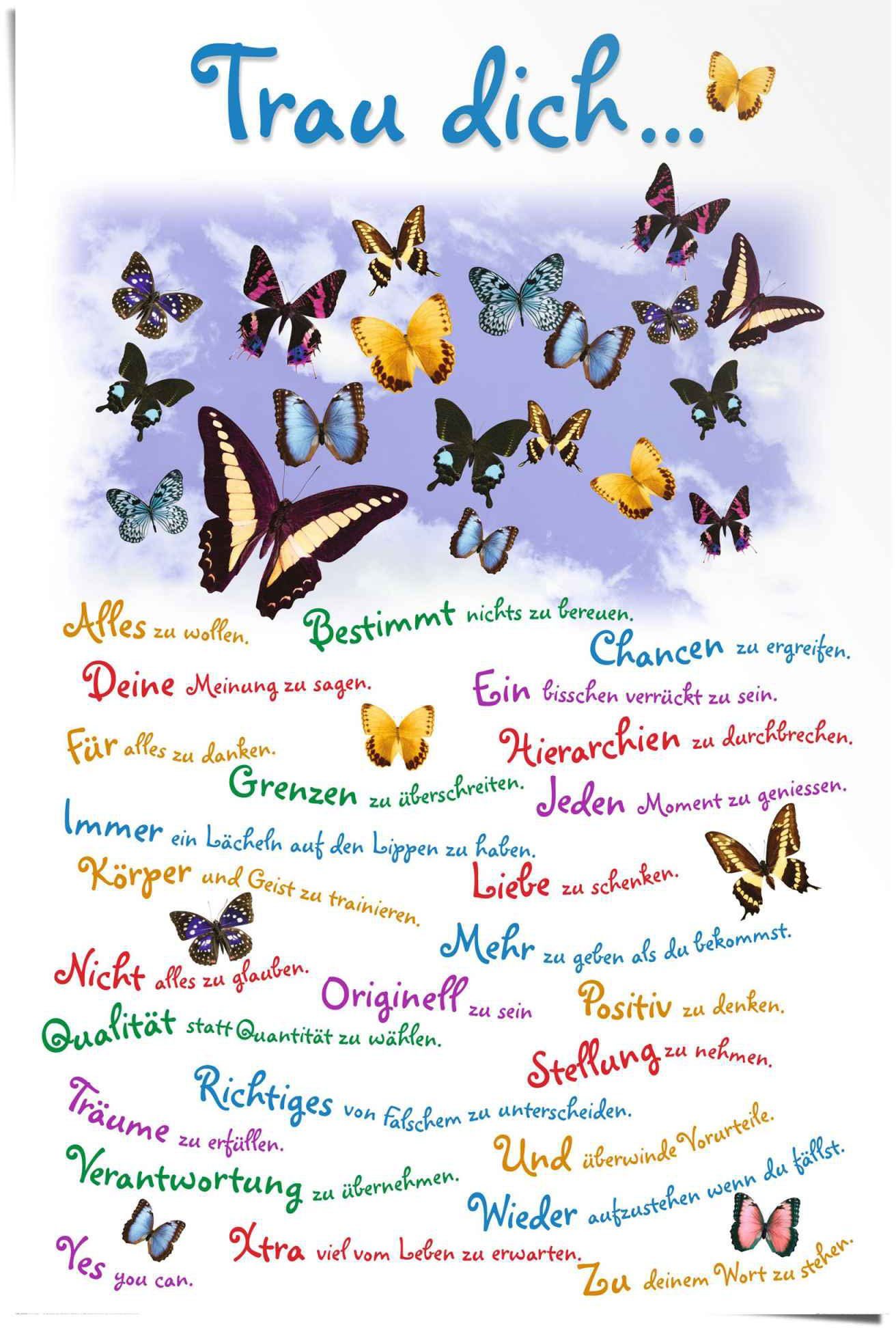 Reinders! Poster »Trau dich…«, (1 Stück)-Otto
