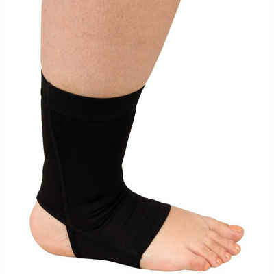 Bestlivings Hallux-Bandage, 1-tlg., Fußgelenkbandage, Größe: M, nahtlos ohne Ferse in schwarz, tragbar rechts und links, Gelenkschoner Fußgelenkstütze Bandage