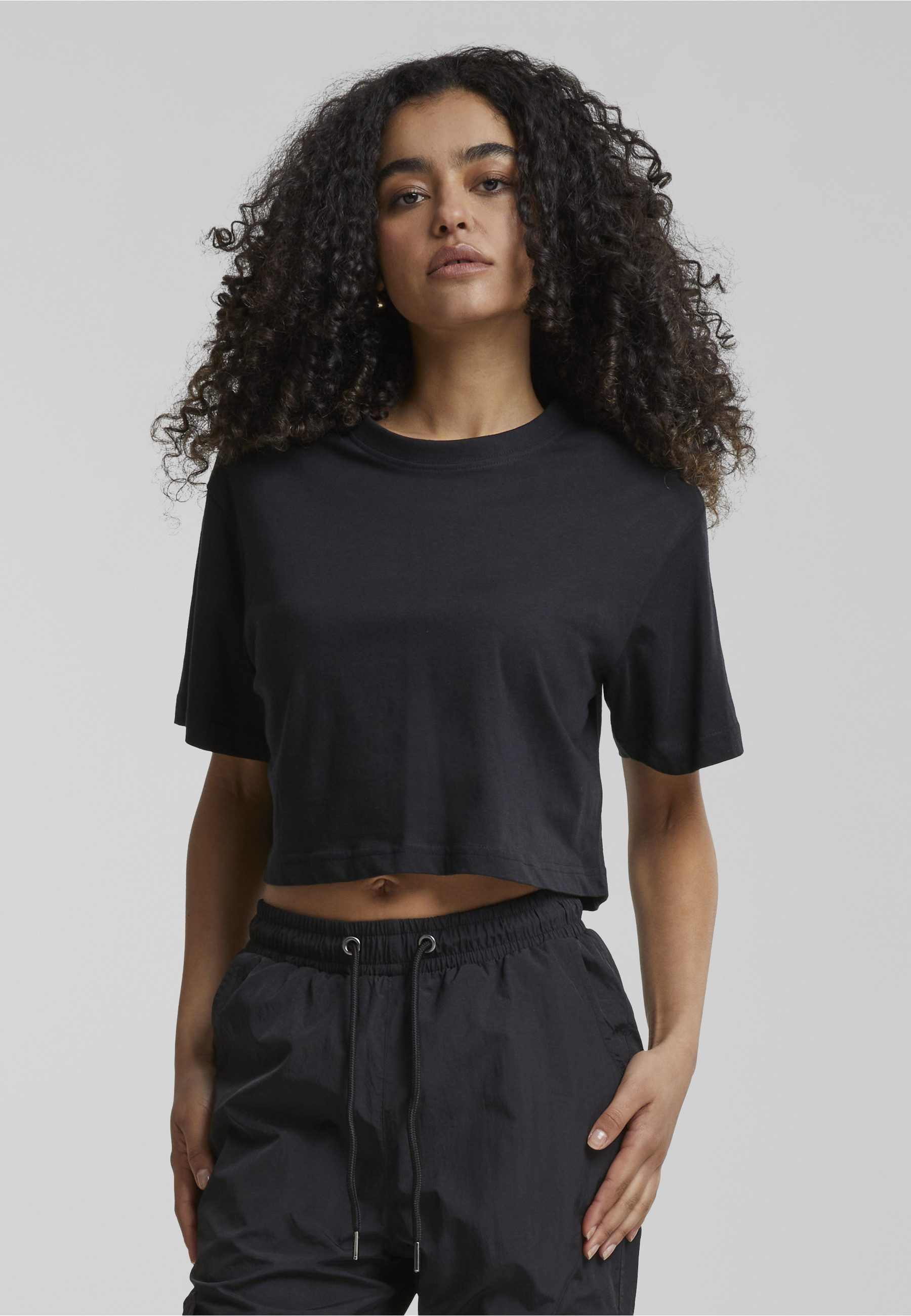 URBAN CLASSICS Bigshirt Urban Classics Damen Ladies Short Oversized Tee (1-tlg) – Bild 4 von 5