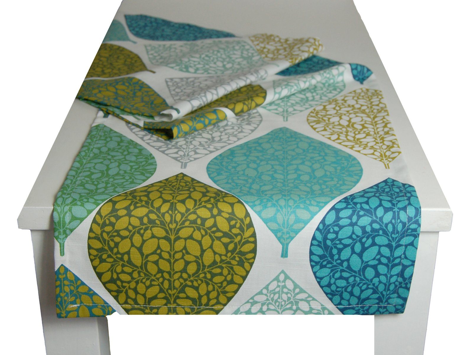 beties Tischdecke Momente (1-tlg, 1 Stück), Tischläufer ca. 40x150 cm Tischband (applemint)