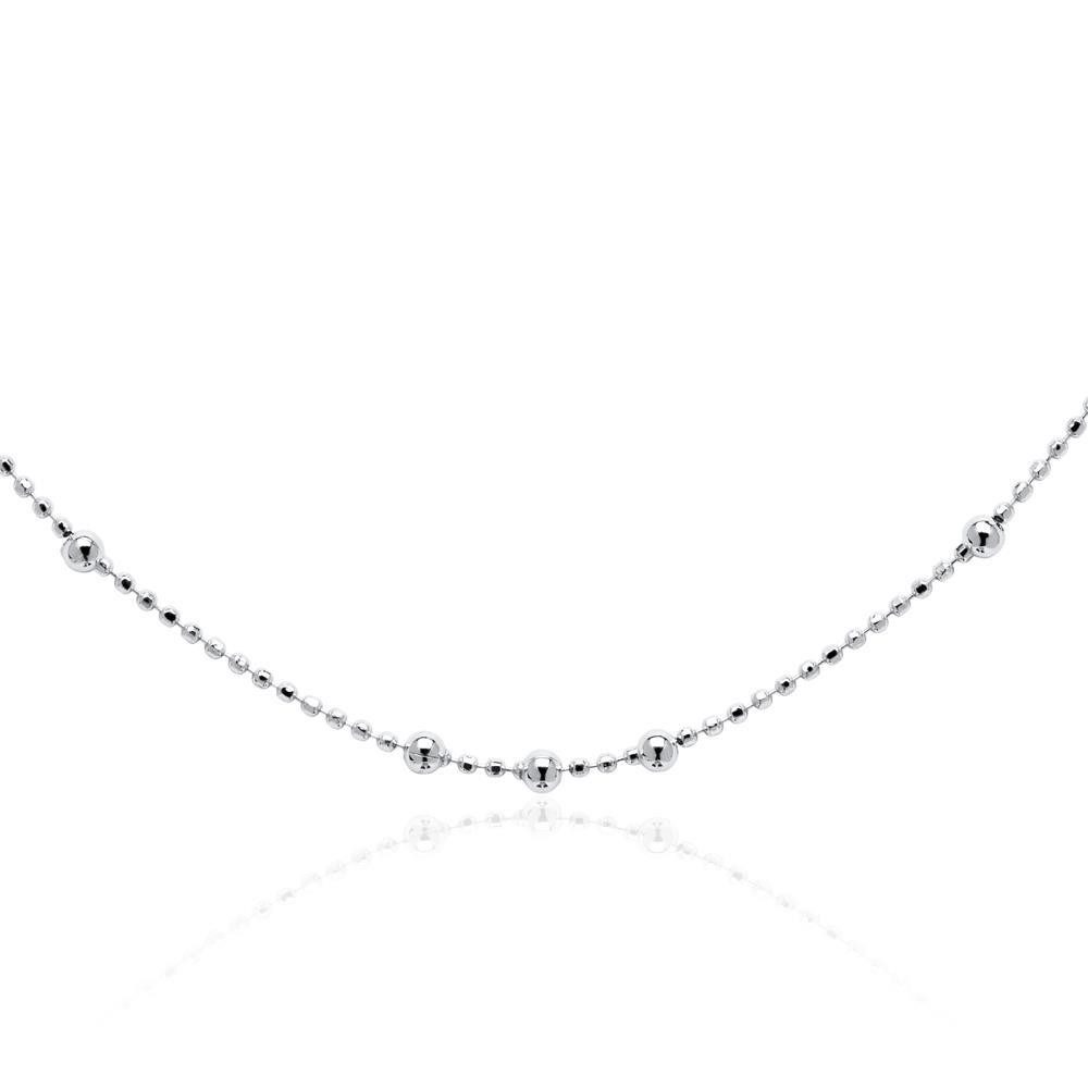 Unique Silberkette Kugelkette aus Sterli...