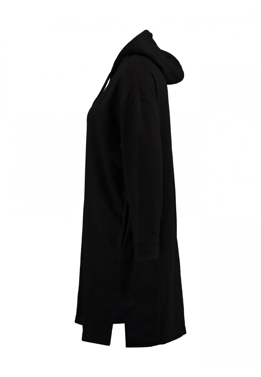 Kleid (lang) Übergröße in Hoodie Shirtkleid 5096 Pullover Schwarz Z-One SWERA Sweater Dress Size Plus Mini