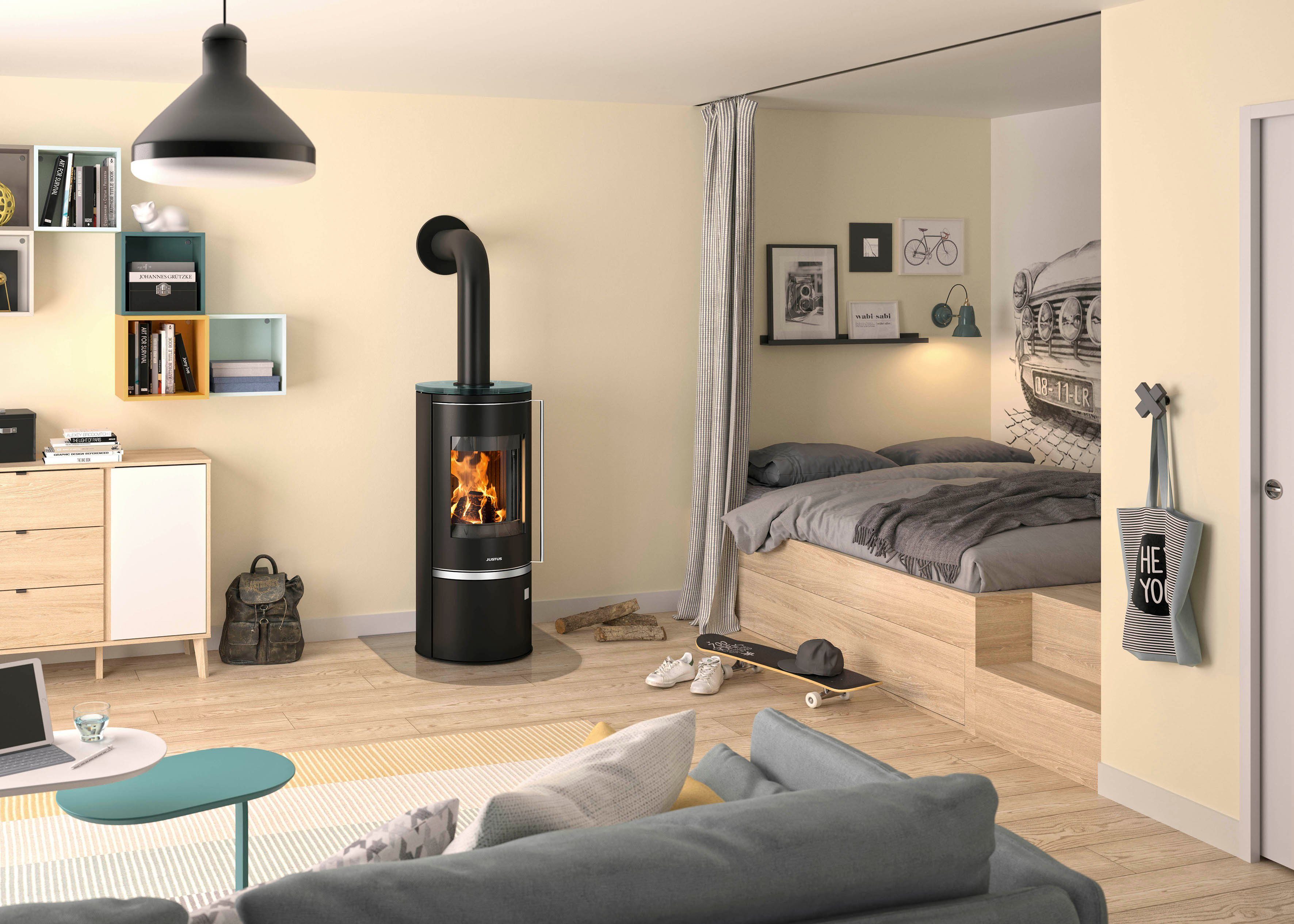 JUSTUS Kaminofen Faro Top 2.0, 6 kW, Zeitbrand