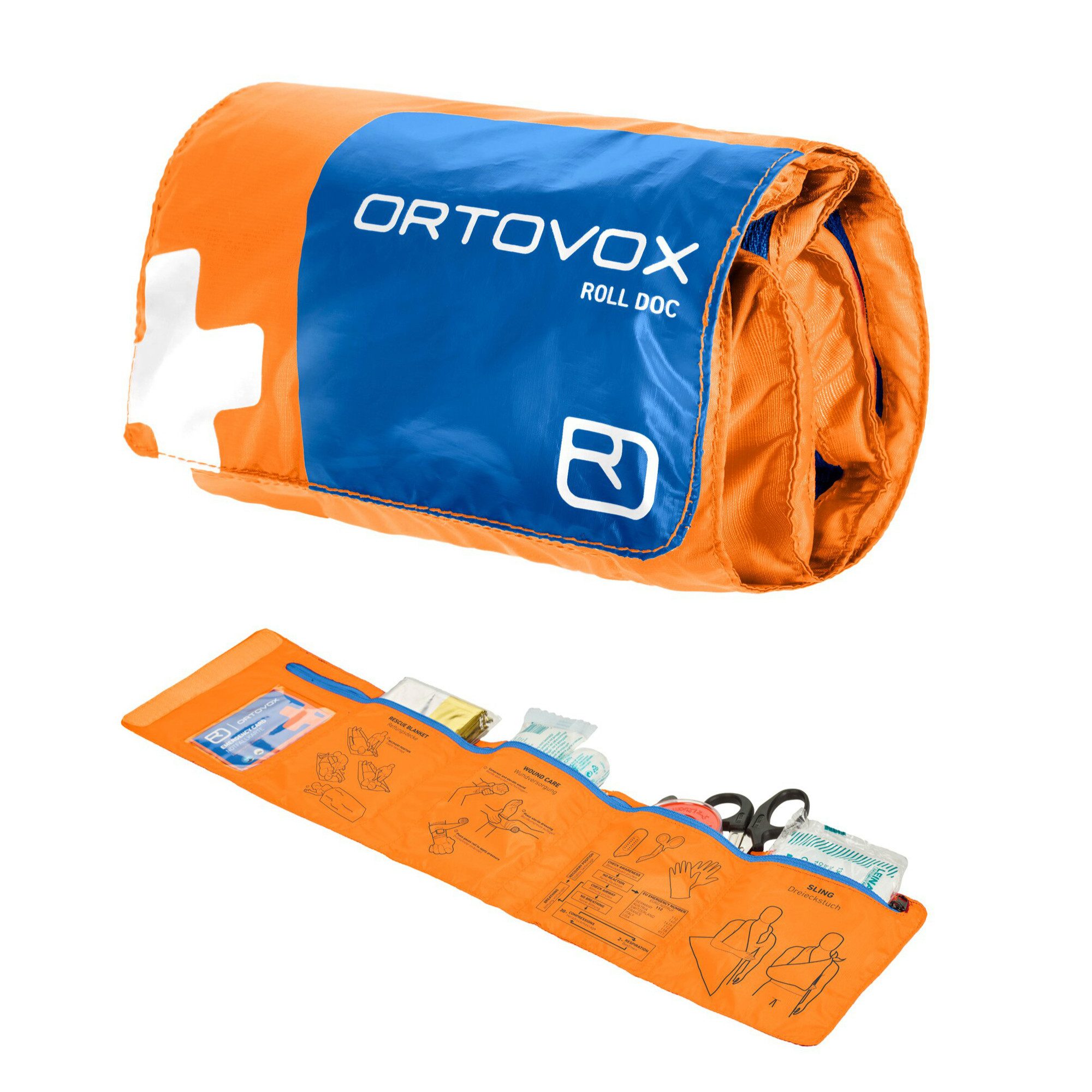 Ortovox Erste-Hilfe-Set FIRST AID ROLL DOC orange