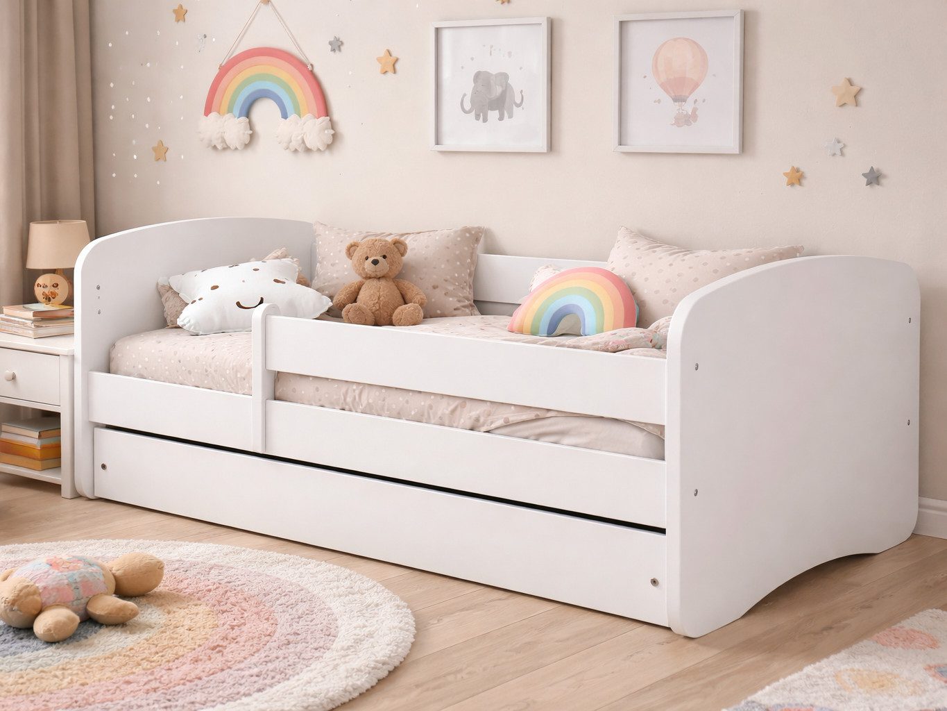Kinderbett Babydreams für Mädchen 70x140 cm