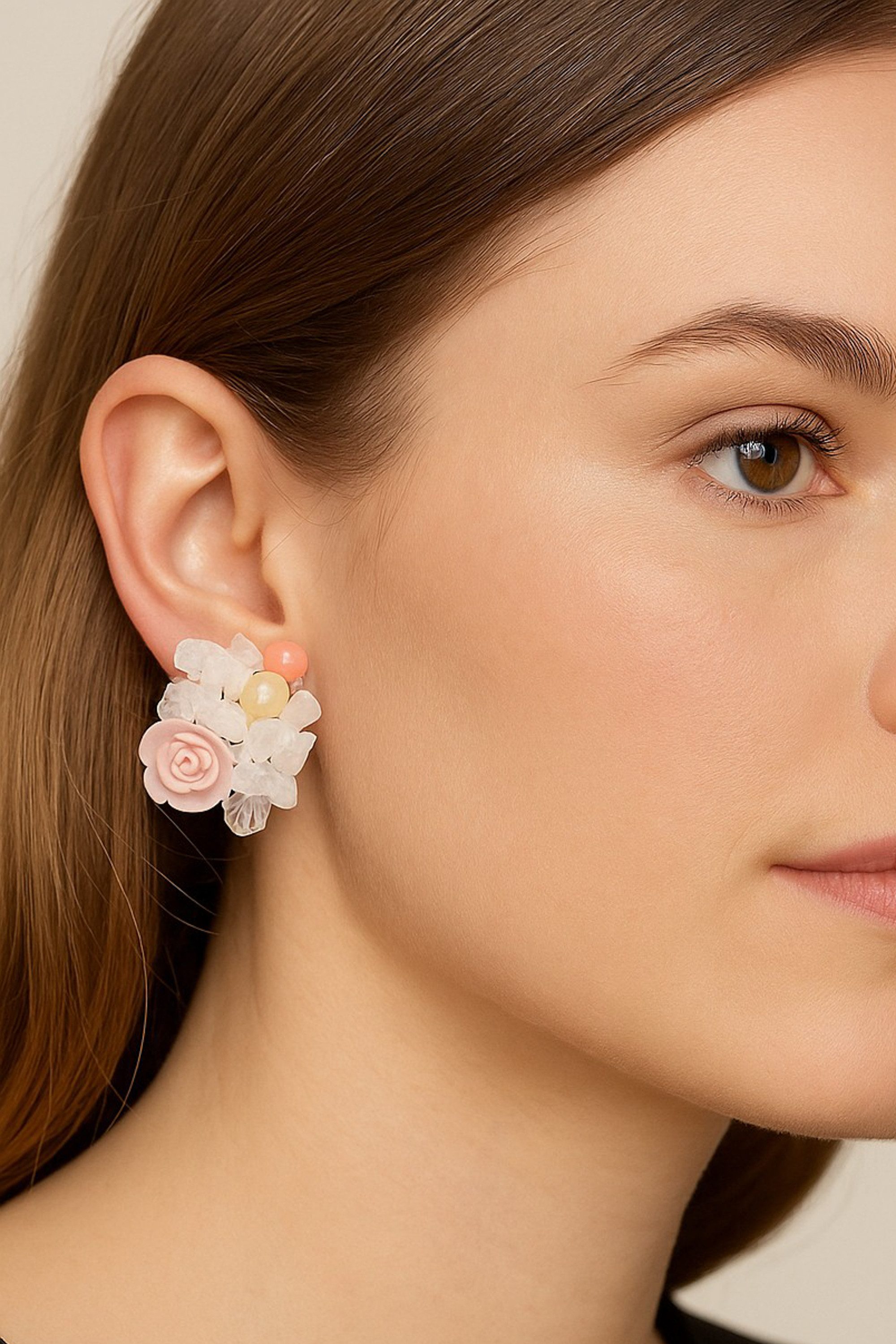 COLLEZIONE ALESSANDRO Paar Ohrclips Blossom Beat