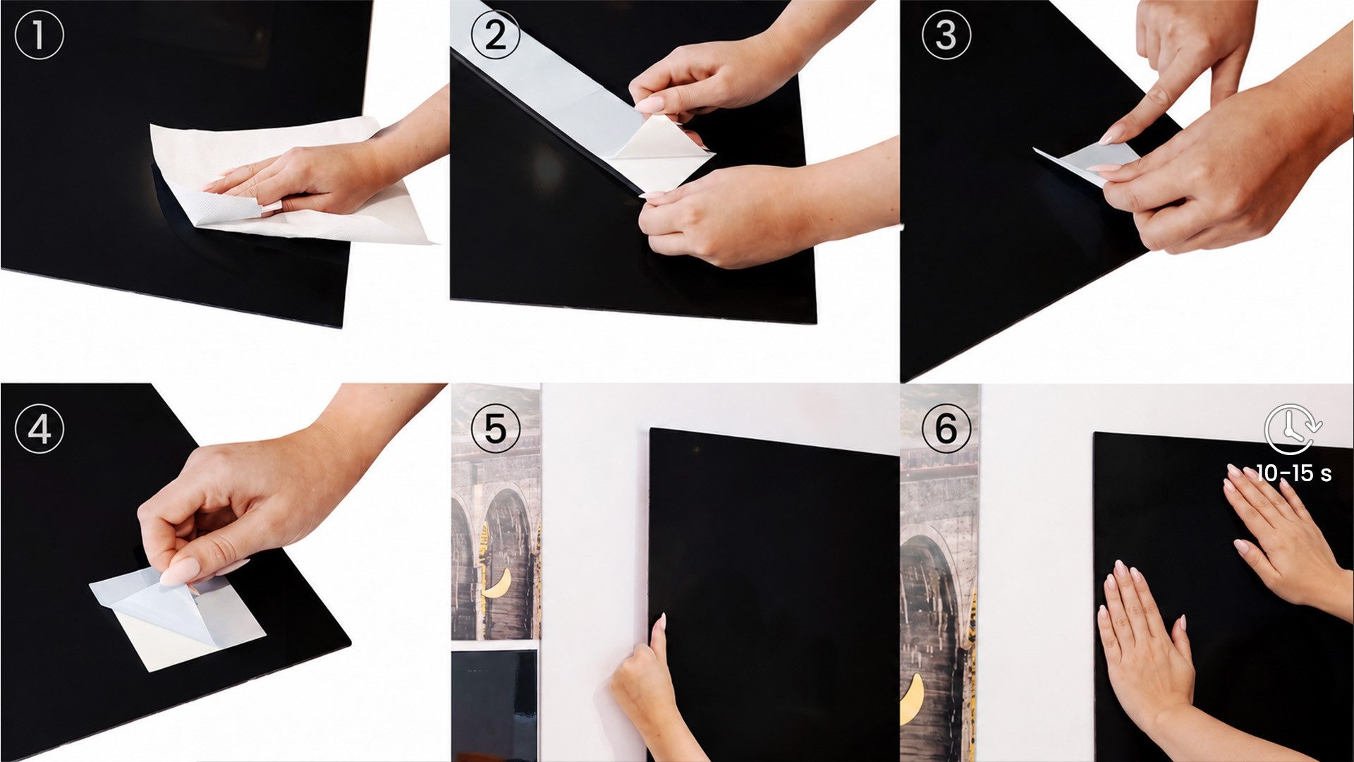 ALLboards Magnettafel Rahmenloses SLIMboard – Kreideoberfläche – Bild 3 von 5